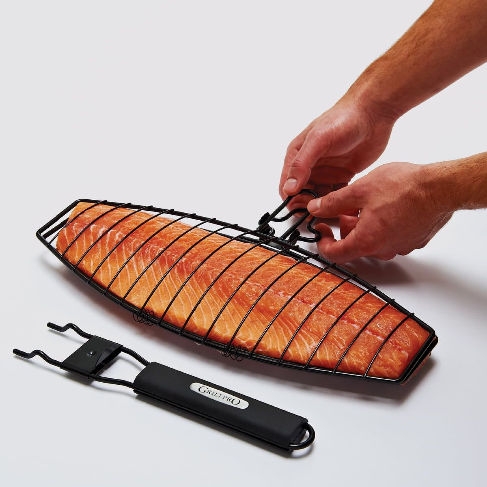 Сетка для рыбы с съемной ручкой GrillPro 21015. - 2 - Robinzon.ua