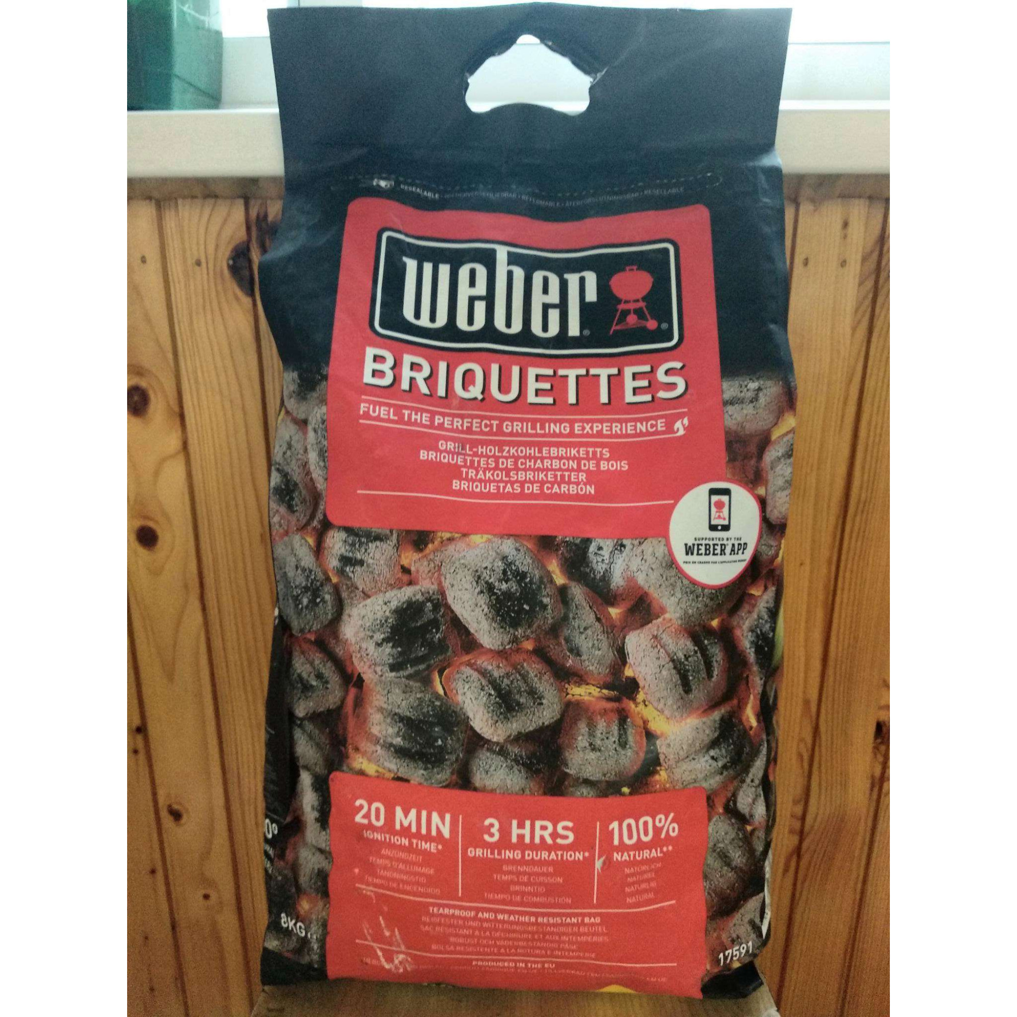 Вугільні брикети 8кг Weber 17591 - 2 - Robinzon.ua