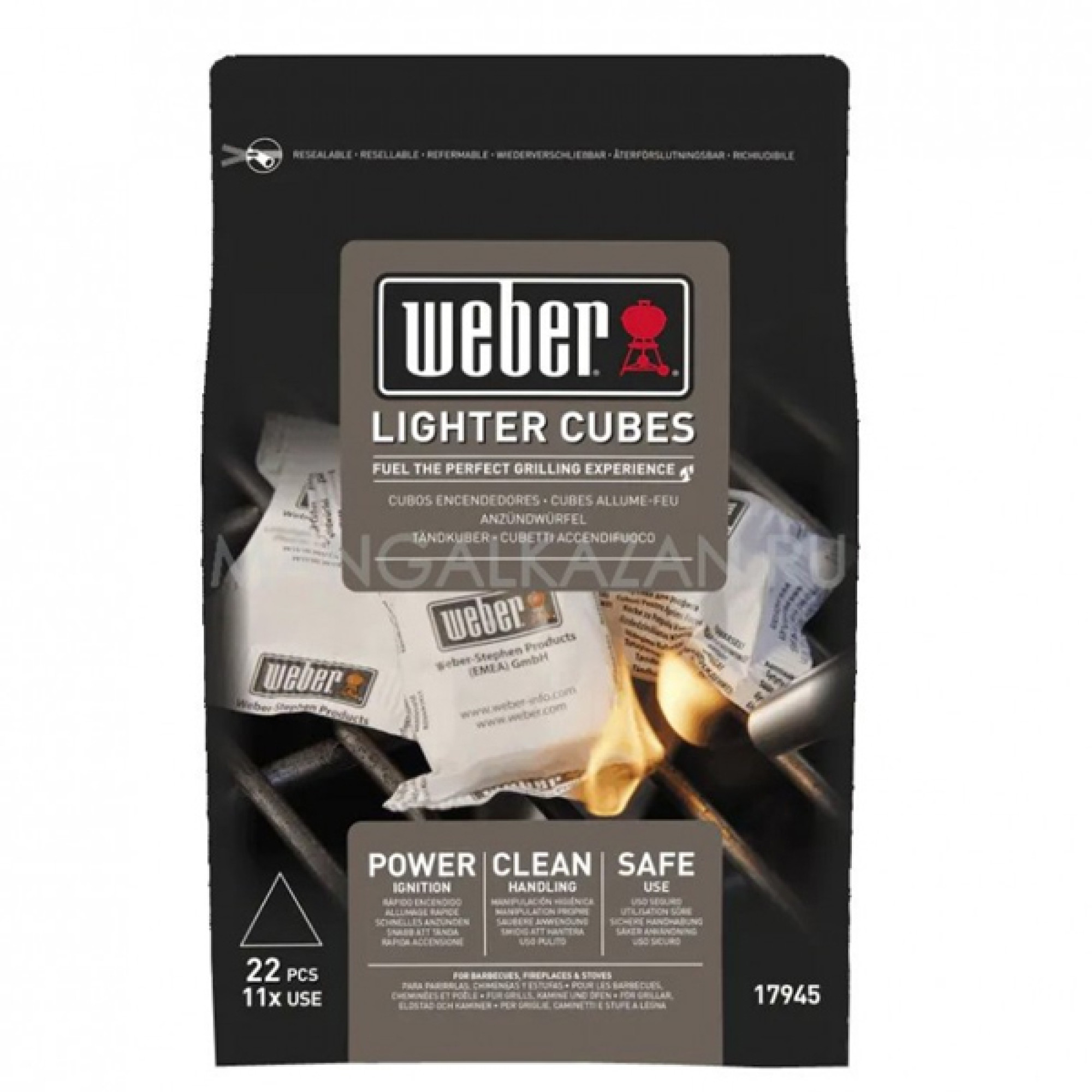 Кубики для розпалювання Weber 17945 - Robinzon.ua