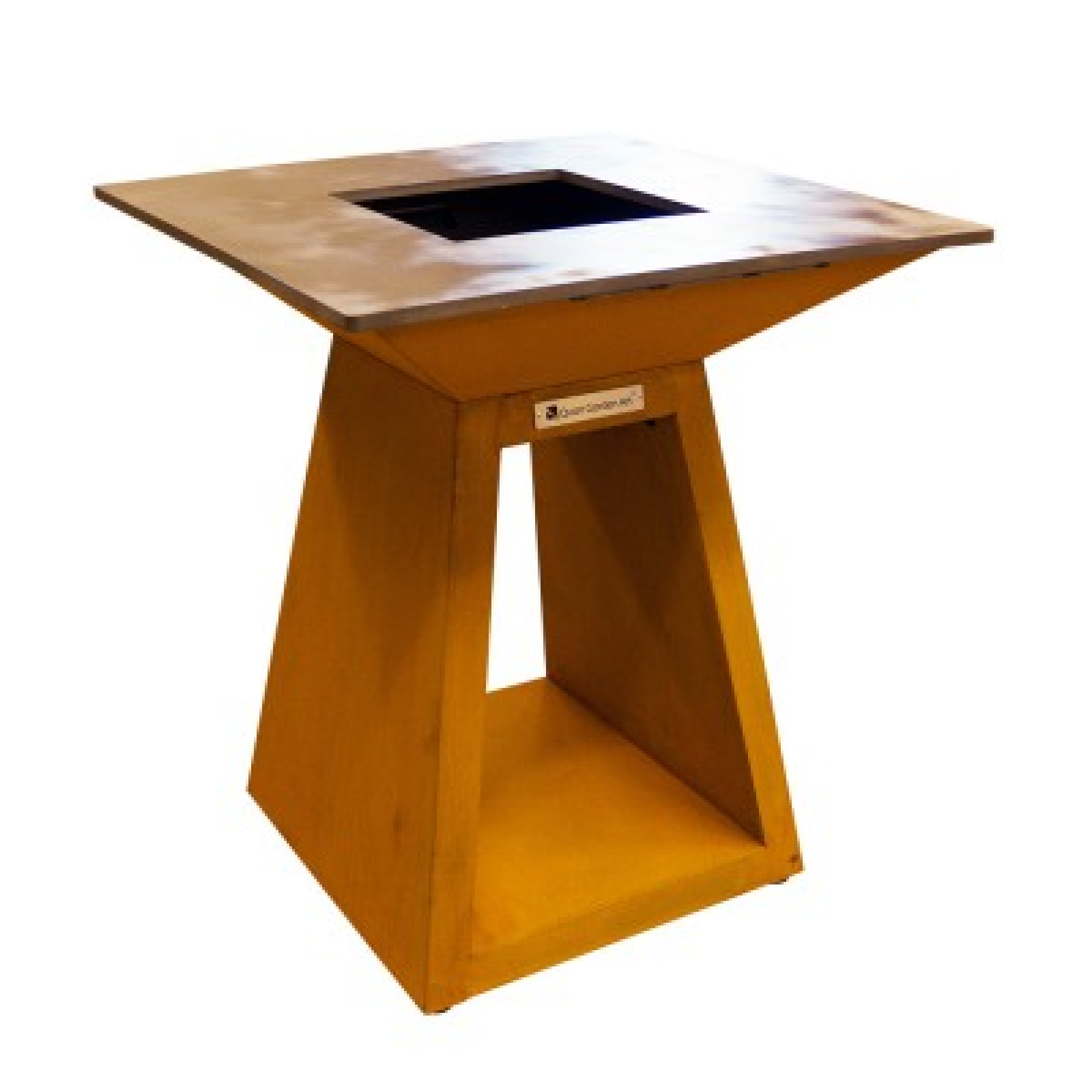 Гриль-вогнище Quan Premium Medium, коричневий QN91007 - Robinzon.ua