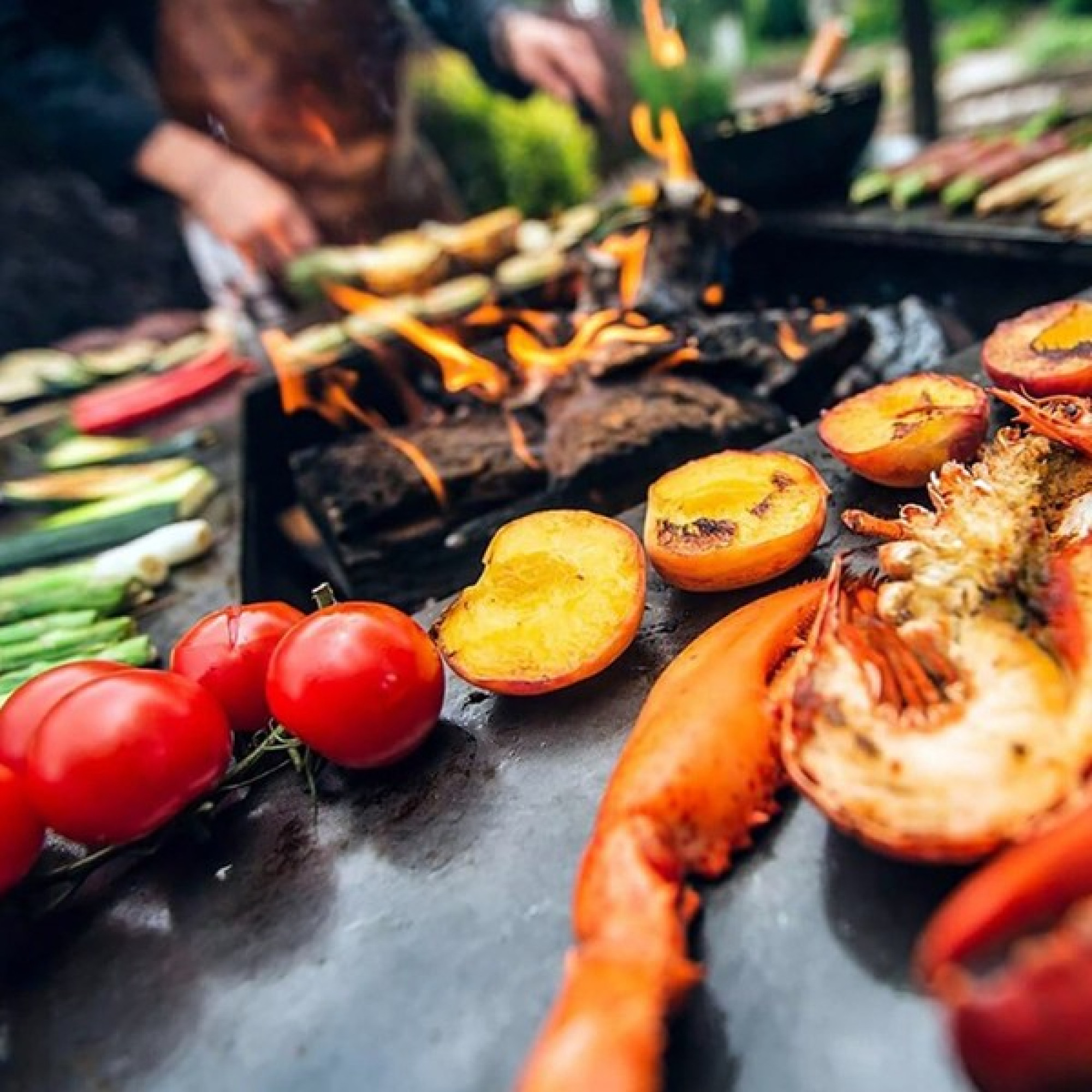 Гриль-Очаг Quan Medium Island, коричневый QN90048. - 2 - Robinzon.ua