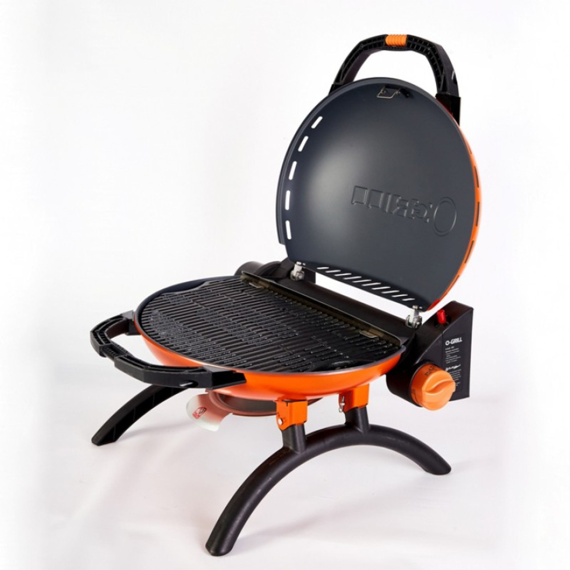 Портативний переносний газовий гриль O-GRILL 500, помаранчевий + шланг в подарунок! - 6 - Robinzon.ua