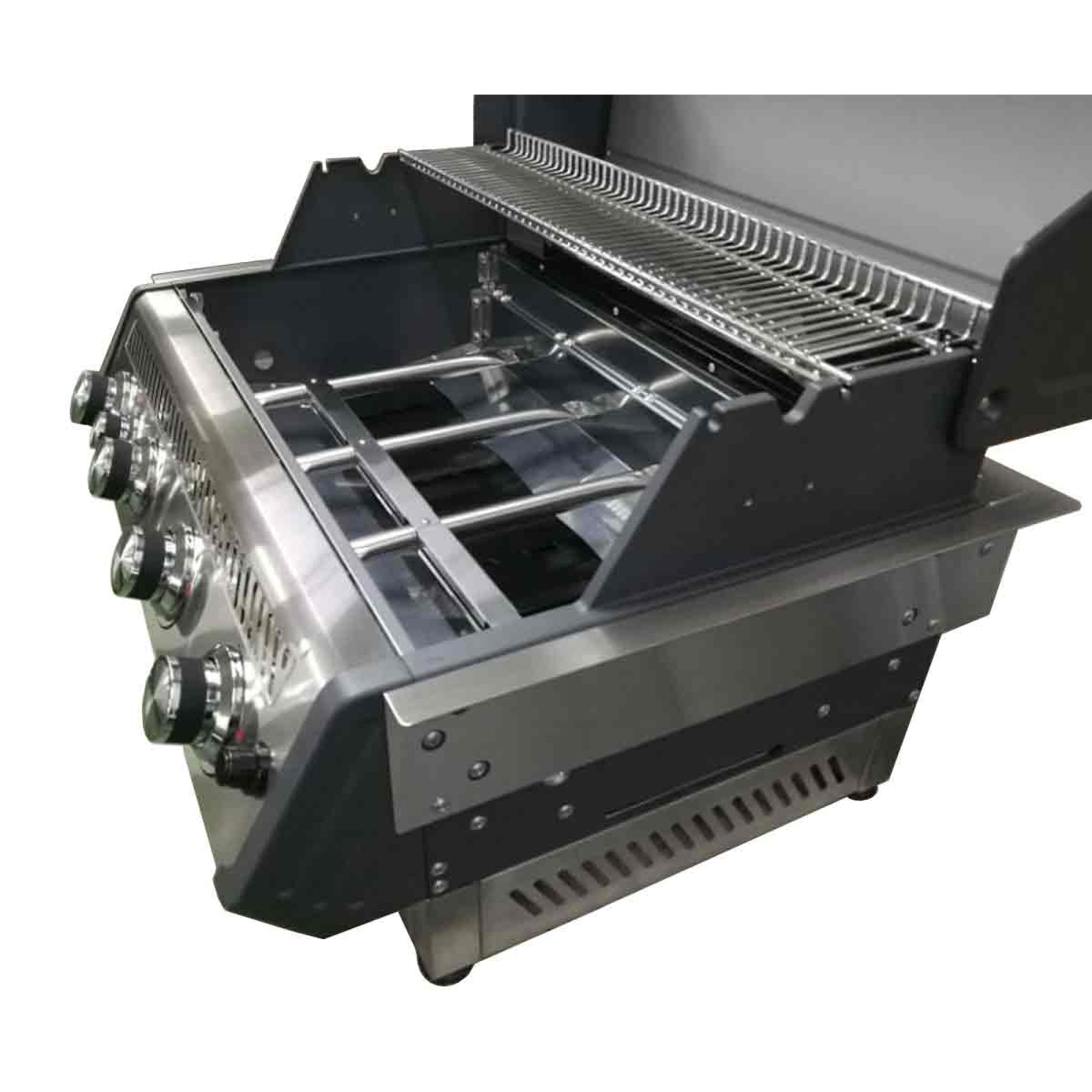 Вбудований газовий гриль SANTOS Free S-410, з заднім пальником, нержавіюча сталь 890673 - 3 - Robinzon.ua