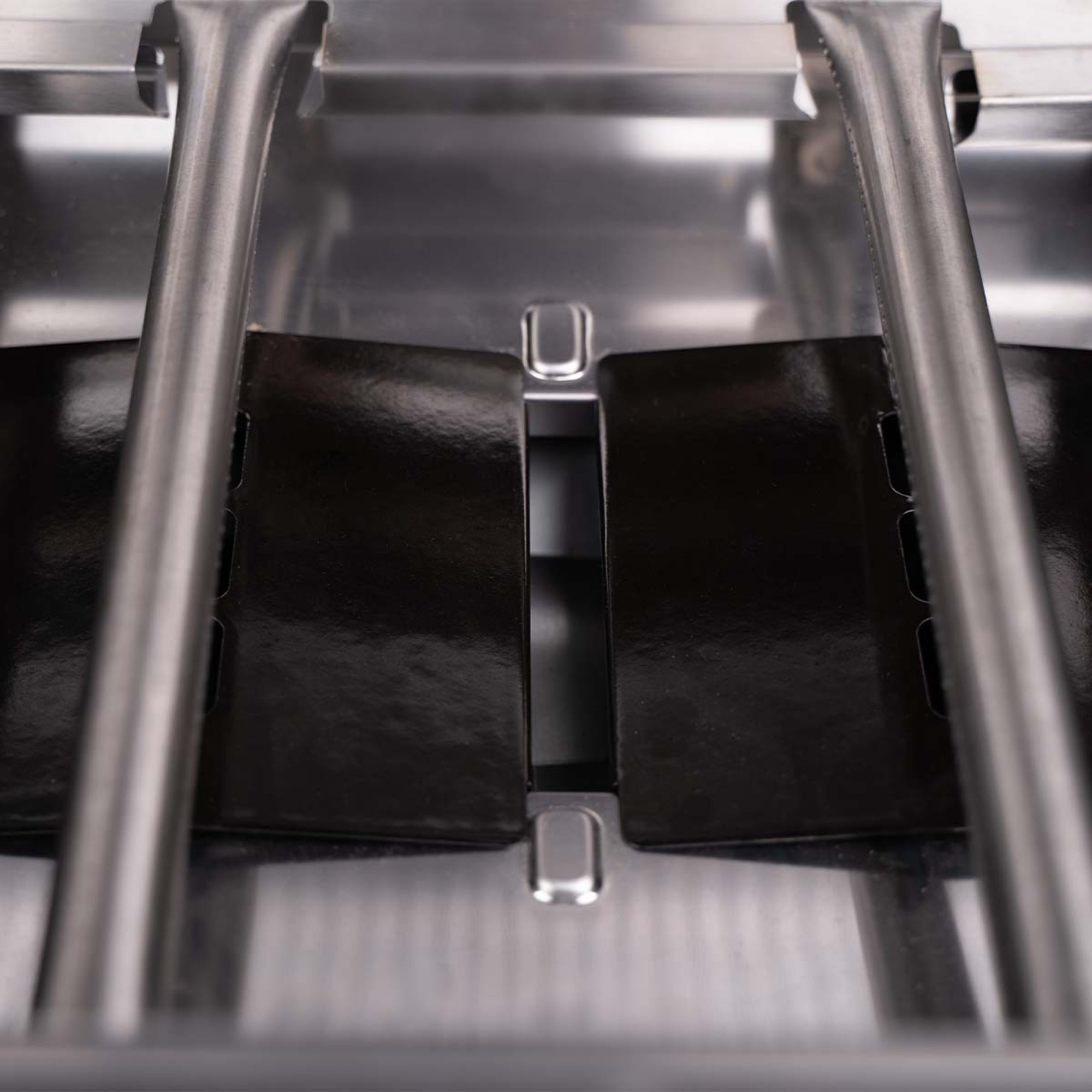 Газовий гриль SANTOS S-301 Black, з бічним пальником, чорний 900235 - 3 - Robinzon.ua