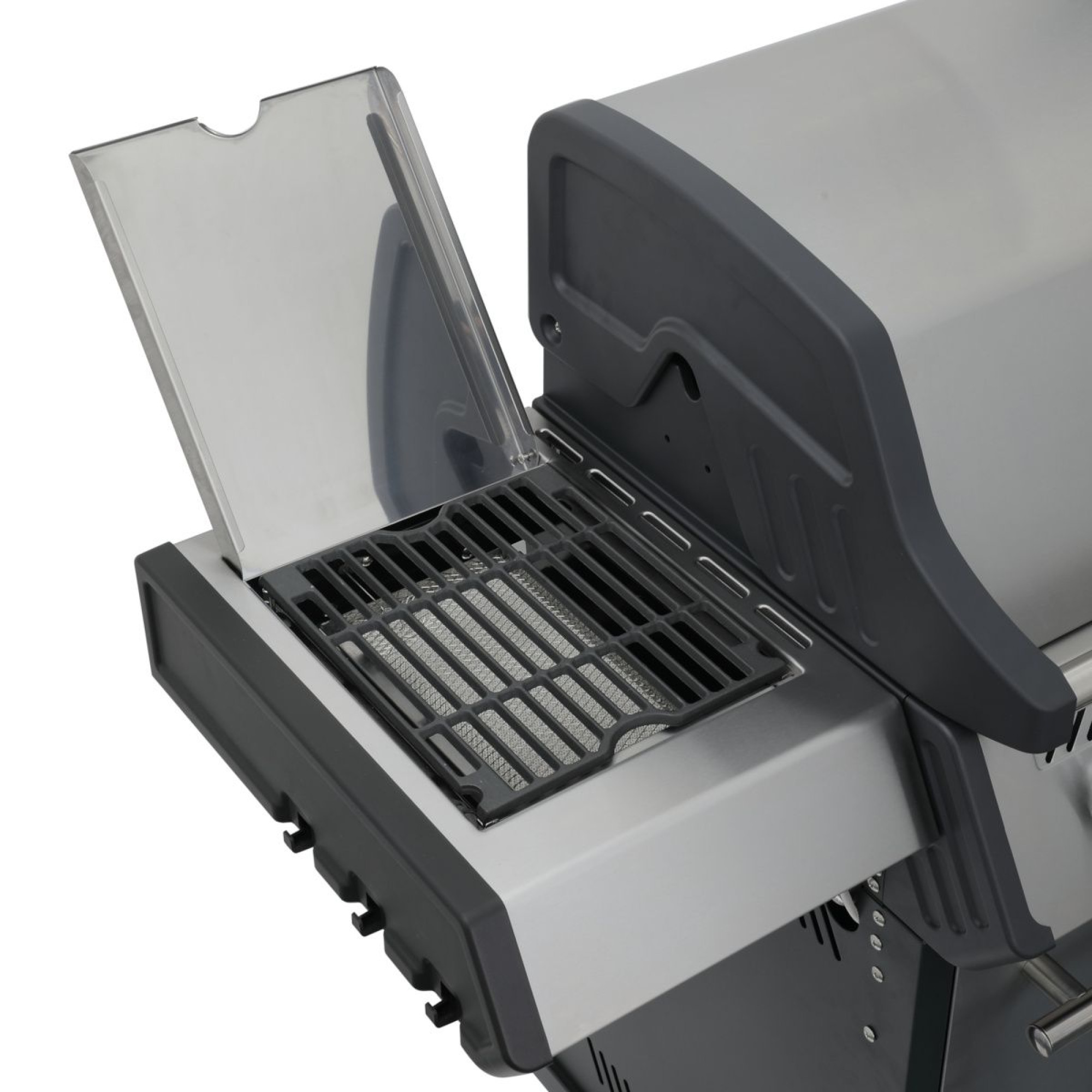 Газовий гриль SANTOS S-318, з бічним і заднім пальниками, нержавіюча сталь 900280 - 1 - Robinzon.ua