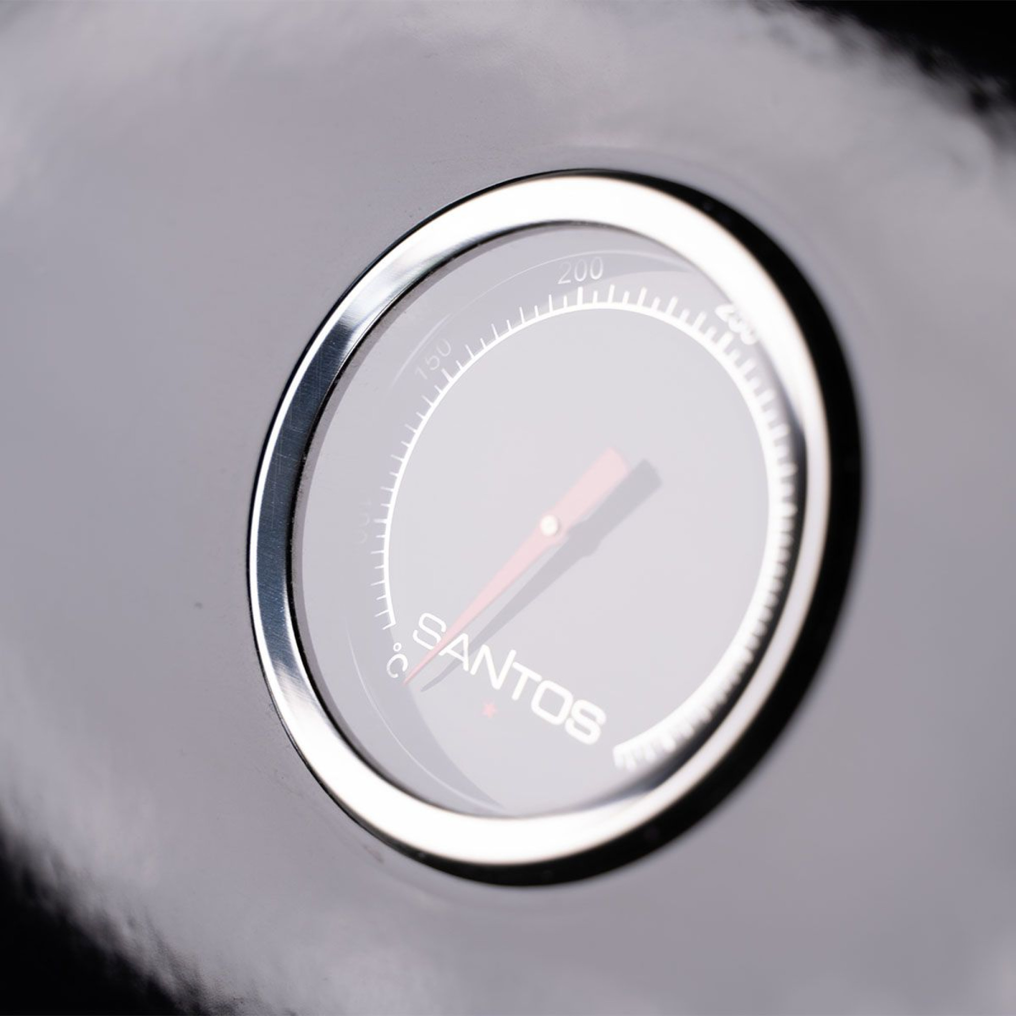 Газовий гриль SANTOS S-401 Black, з бічним пальником, чорний 900259 - 2 - Robinzon.ua