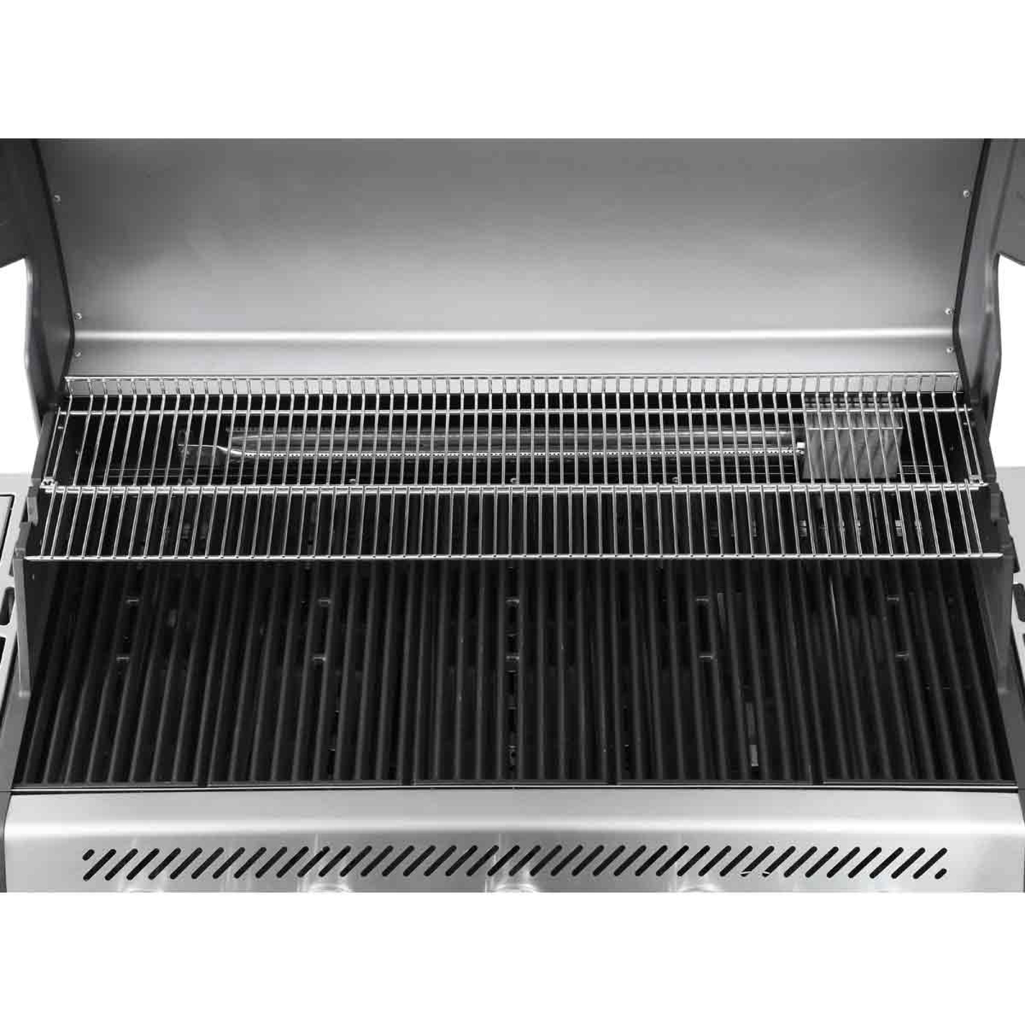 Газовий гриль SANTOS S-518, з бічним і заднім пальниками, нержавіюча сталь 890604 - 4 - Robinzon.ua