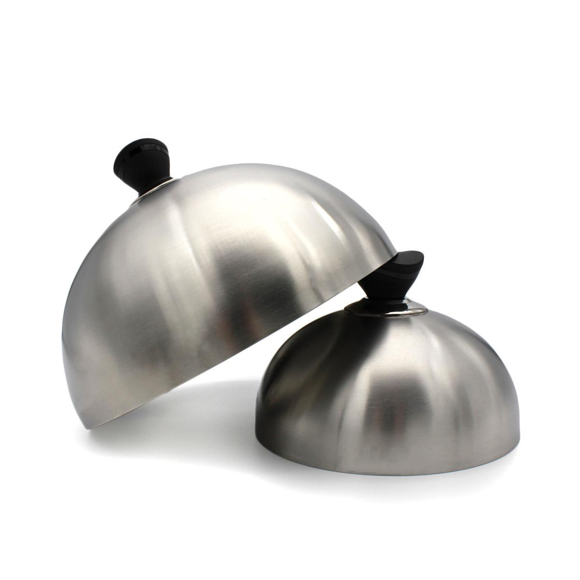 Набір кришок для страв в грилі SANTOS, з нержавіючої сталі, комплект 2 шт 890505 - Robinzon.ua