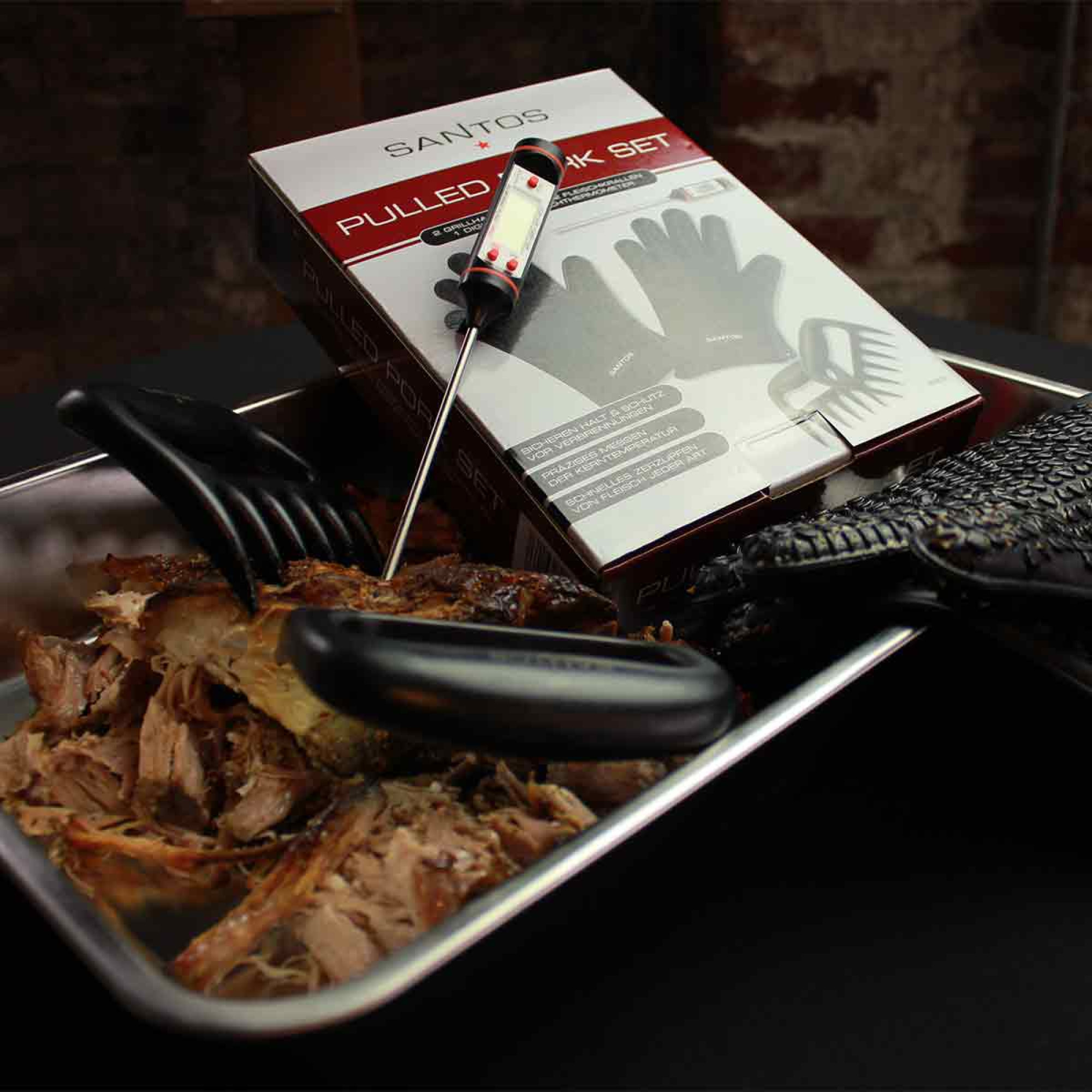 Набір для рваного м''яса SANTOS, для томленої яловичини та свинини, 3 предмета 890826 - 4 - Robinzon.ua
