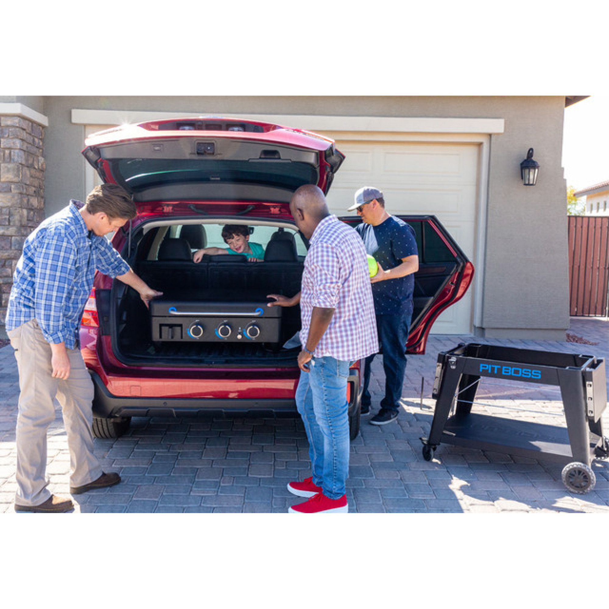 Портативний газовий гриль-планча Pit Boss Ultimate, на 3 пальники, зйомний, зі столом, 10810 - 1 - Robinzon.ua