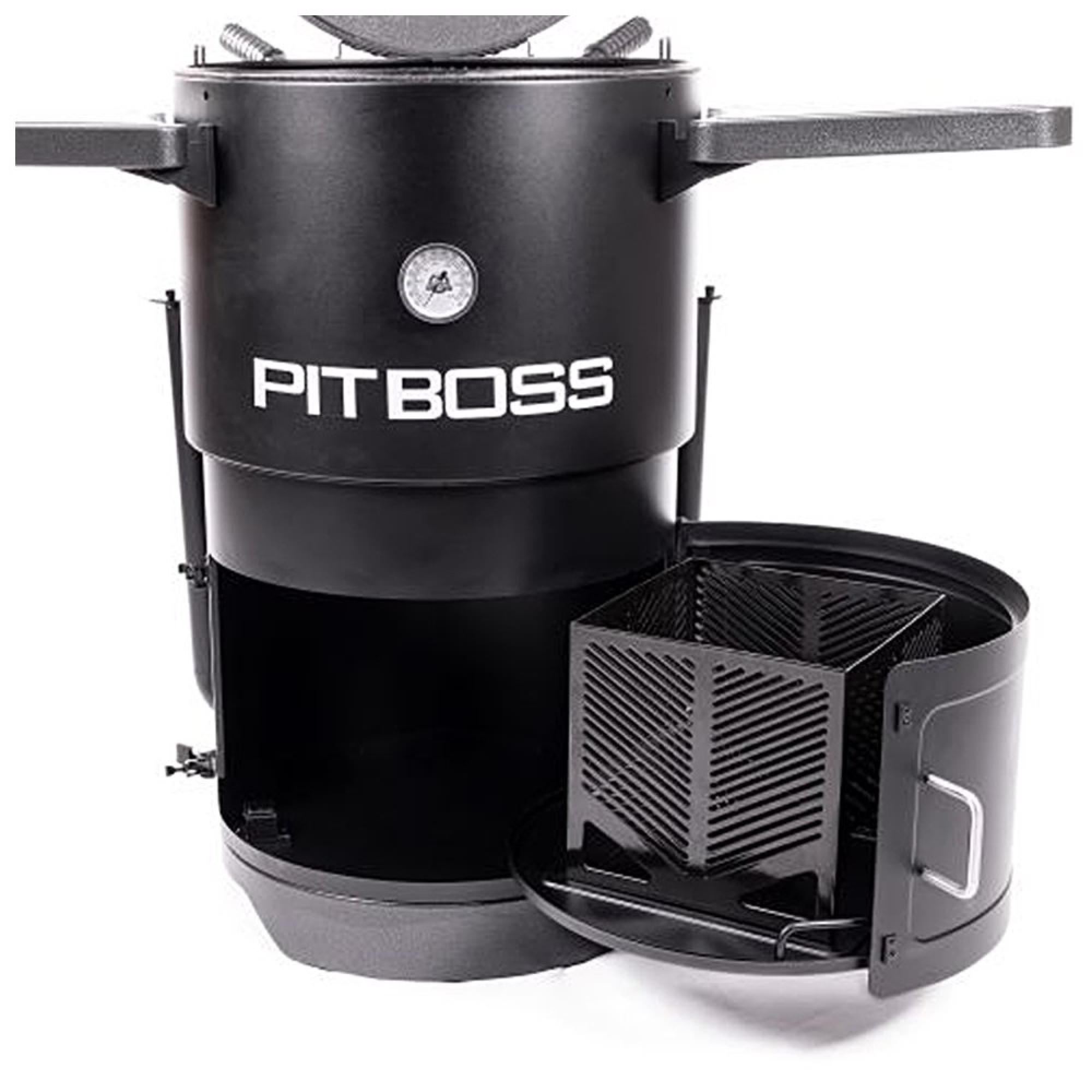 Угольный дымогар Pit Boss Champion, бочкообразная форма, коптильня-гриль, 10806. - 6 - Robinzon.ua