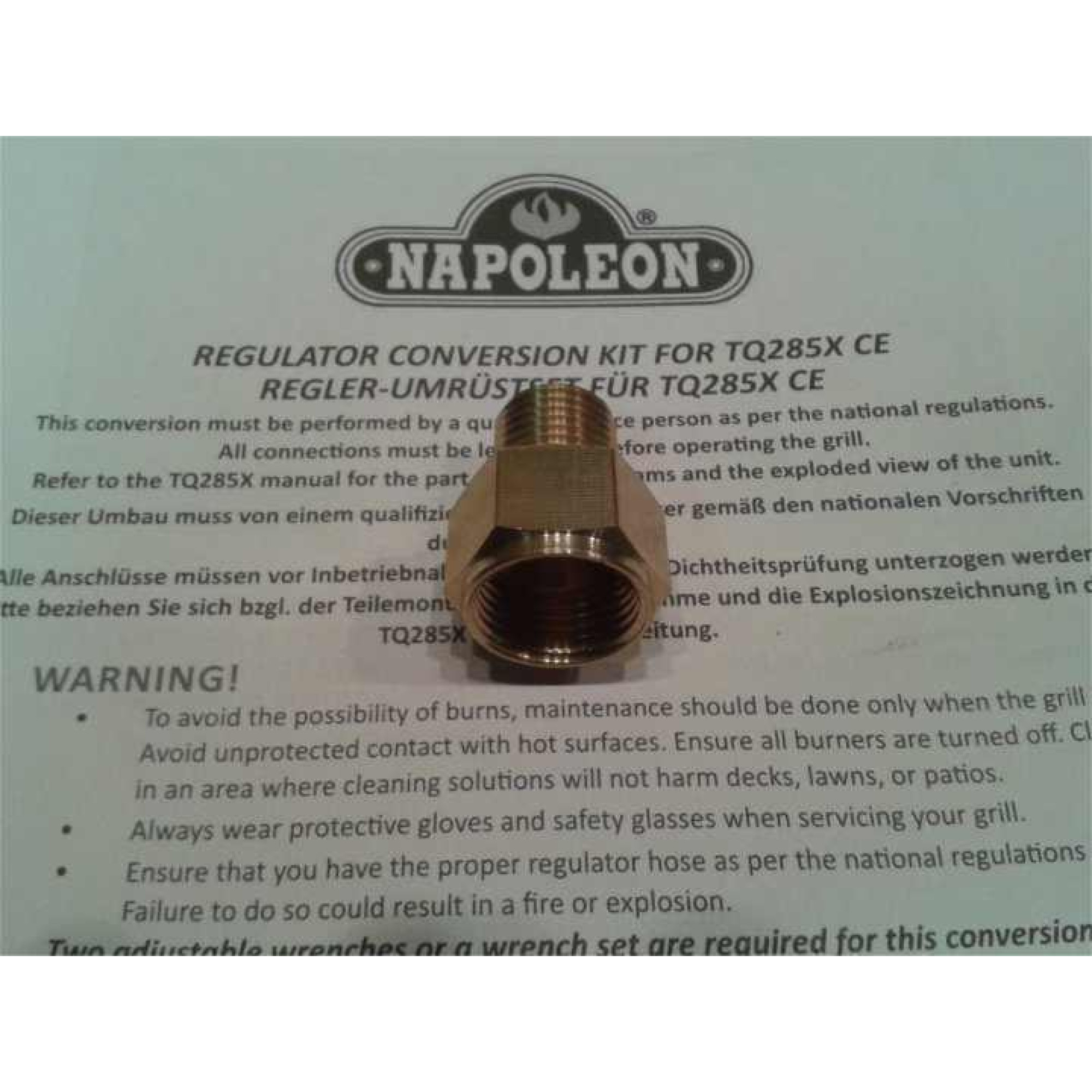 Переходник на стационарный баллон для T285QX Napoleon 66286. - 1 - Robinzon.ua