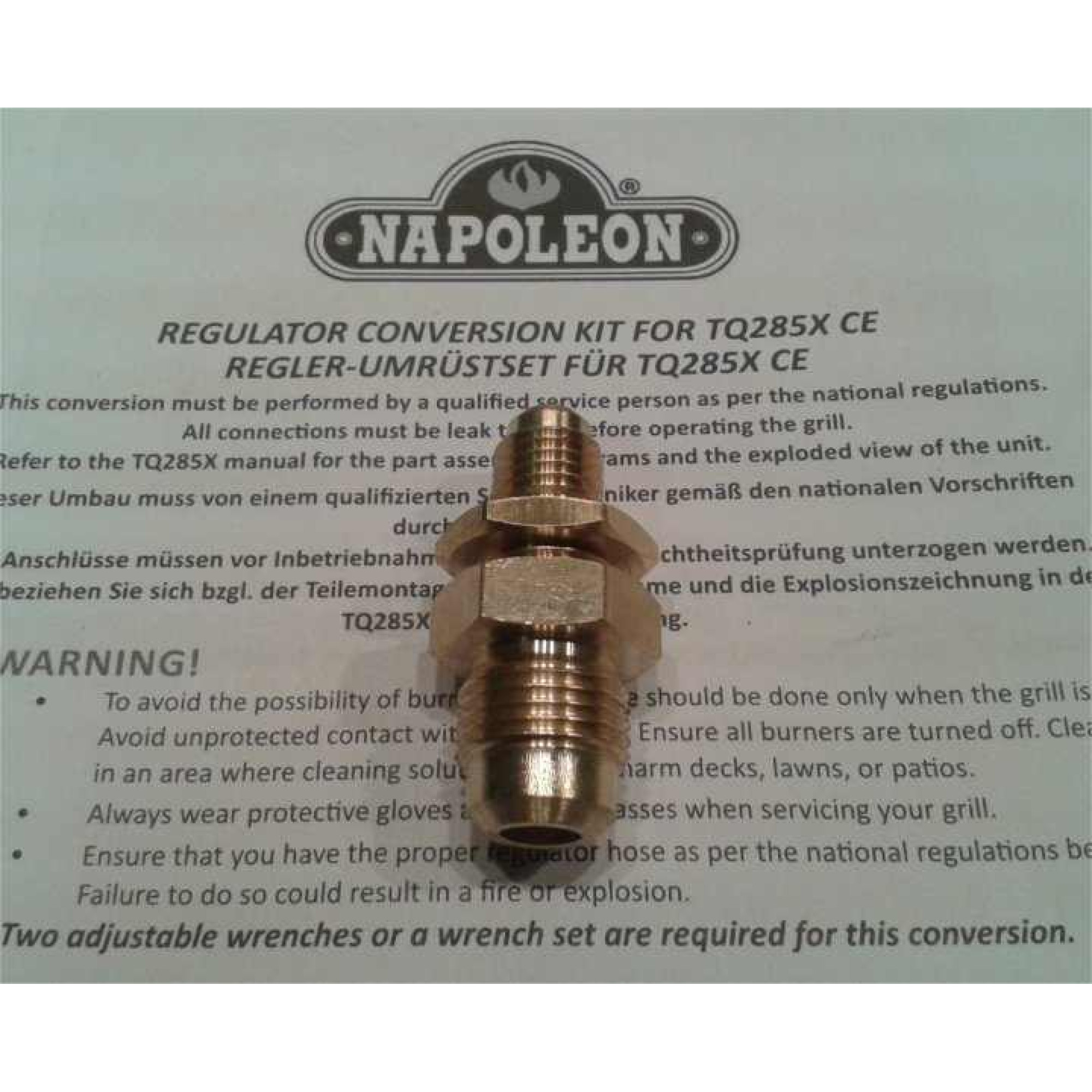 Переходник на стационарный баллон для T285QX Napoleon 66286. - 4 - Robinzon.ua