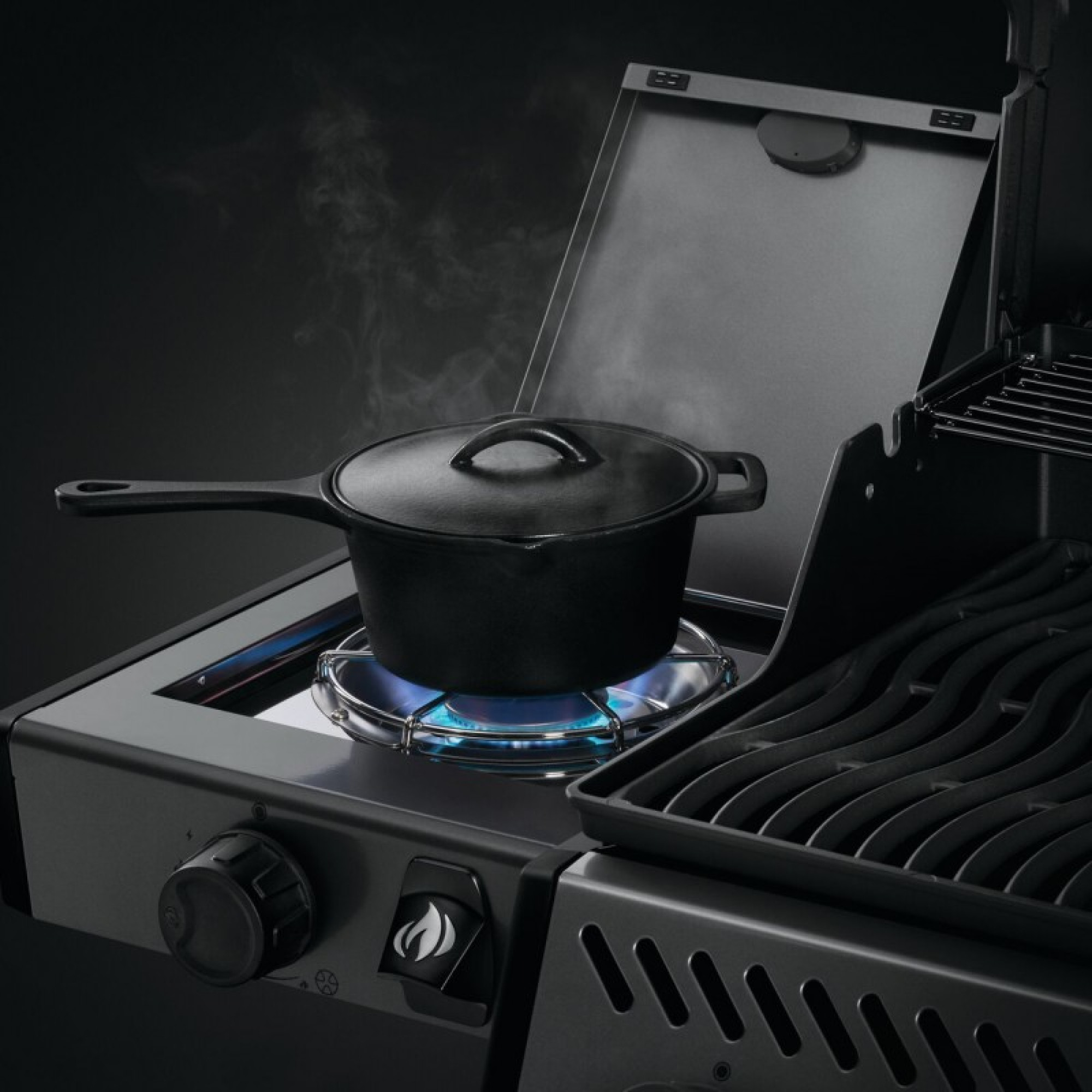 Газовий гриль Napoleon Freestyle 425 з боковою конфоркою, графітовий F425SBPGT-RU - 4 - Robinzon.ua