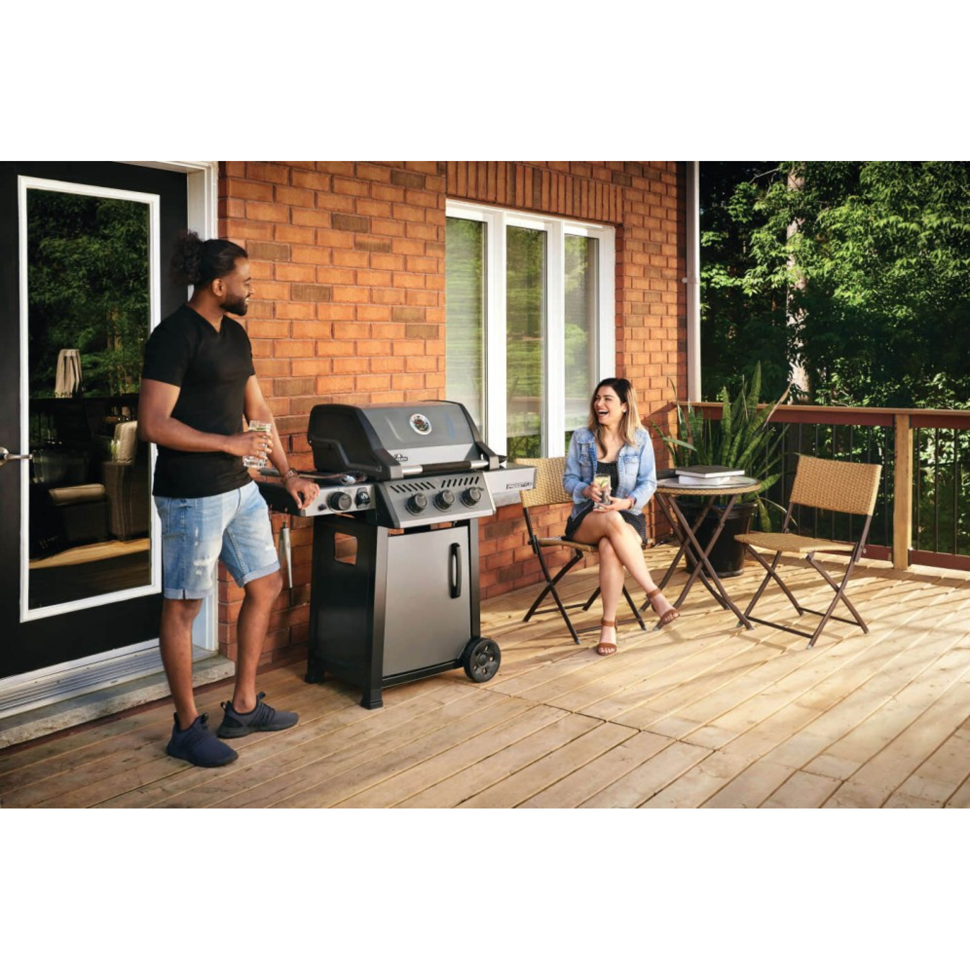 Газовий гриль Freestyle 365 з бічним пальником Sizzle Zone та дверкою, графітовий F365DSIBPGT-RU - 4 - Robinzon.ua
