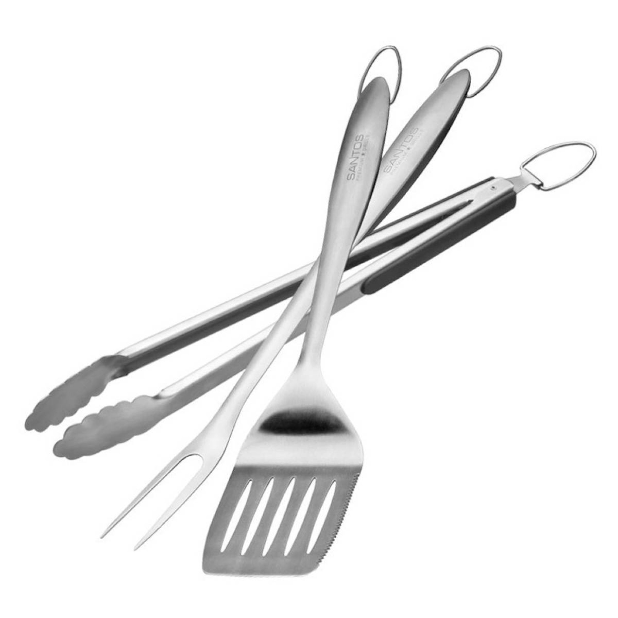 Набір приборів для гриля SANTOS, 3 шт, нержавіюча сталь 103103 - Robinzon.ua