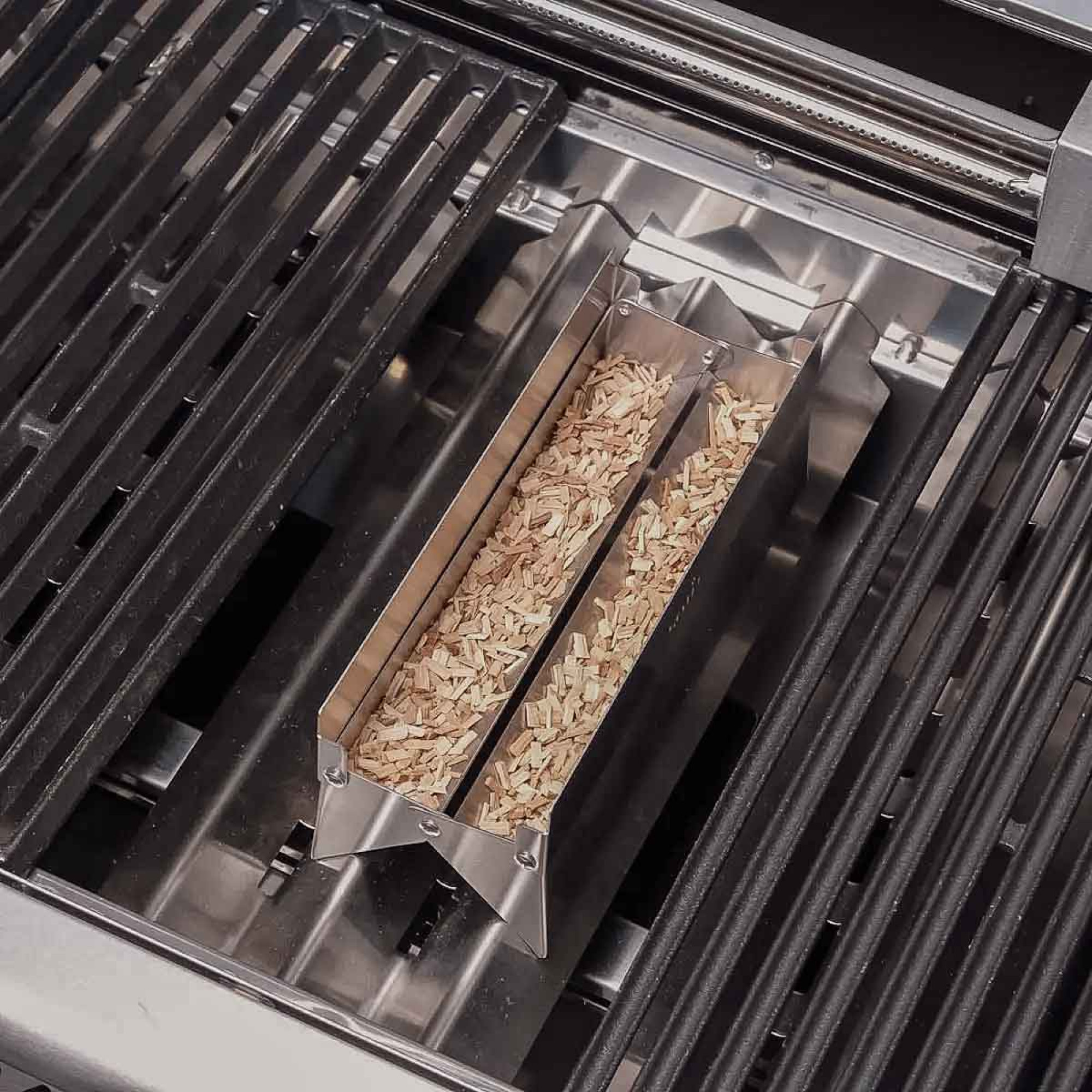 Коробочка для копчення SANTOS для газових грилів, 25 х 8,6 х 6,5 см 900525 - 1 - Robinzon.ua