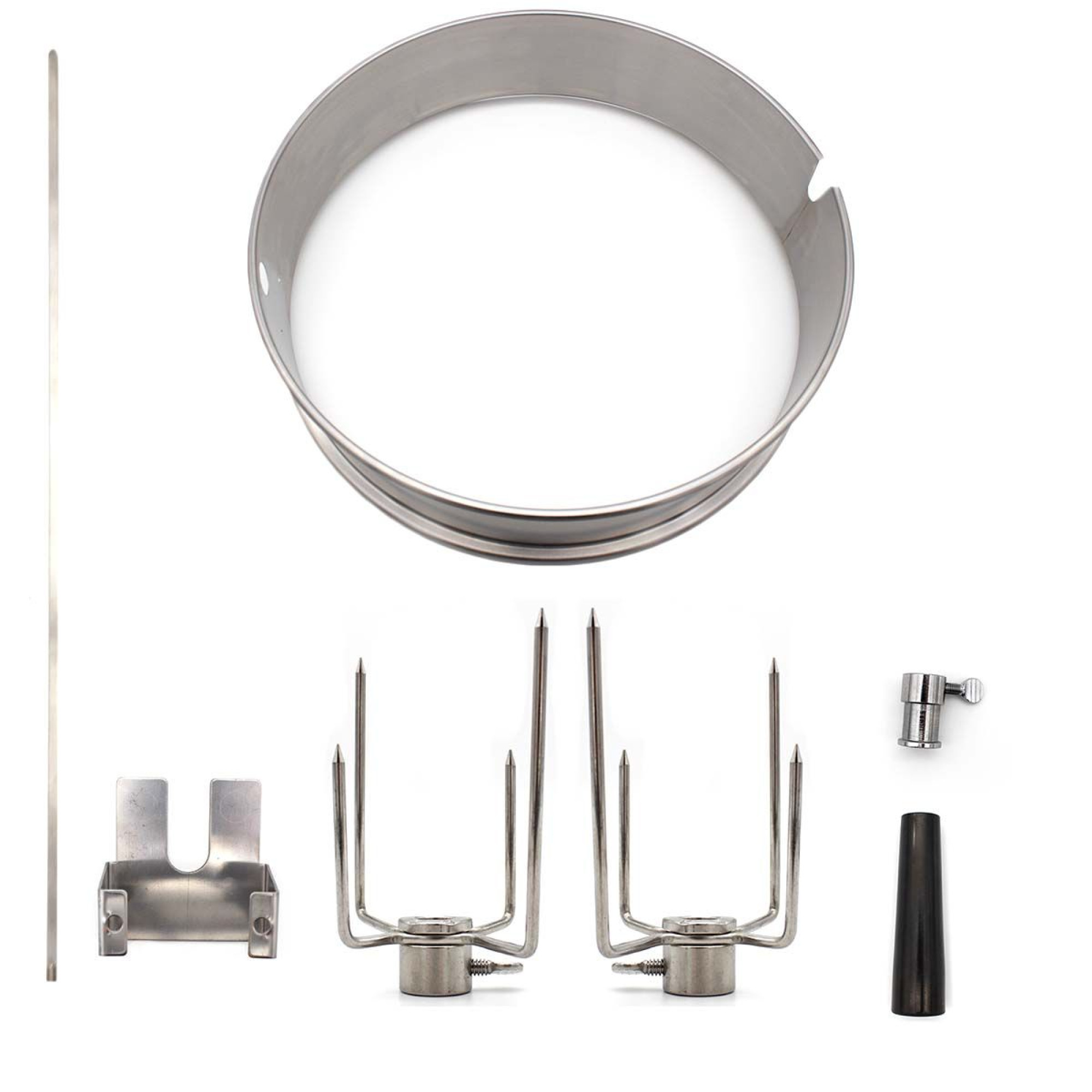 Вертіль для вугільних грилів SANTOS Premium &Oslash; 57 см нержавіюча сталь 898952 - 3 - Robinzon.ua