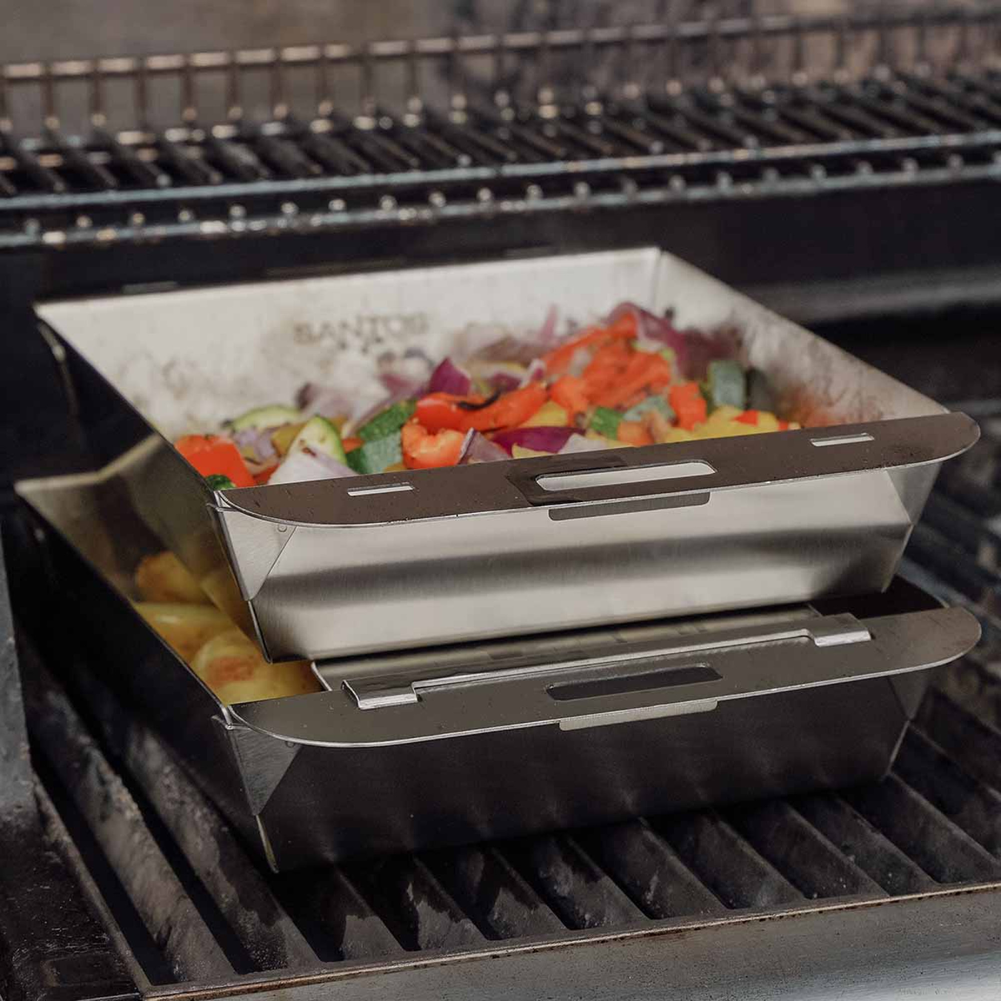 Набір вок-кошиків для гриля SANTOS, нержавіюча сталь 237253 - 4 - Robinzon.ua