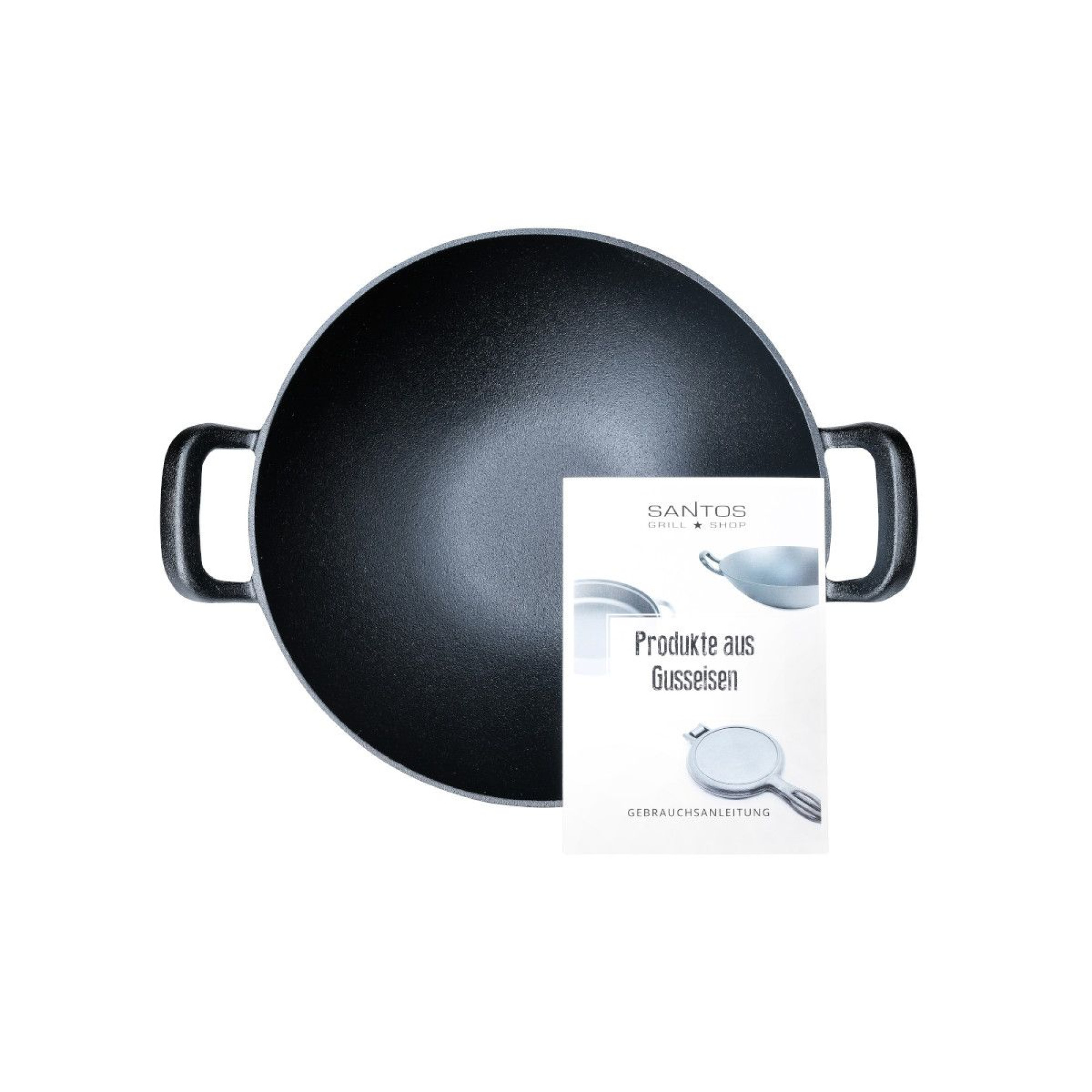 Чавунний вок SANTOS, &Oslash; 32 см 898204 - 5 - Robinzon.ua