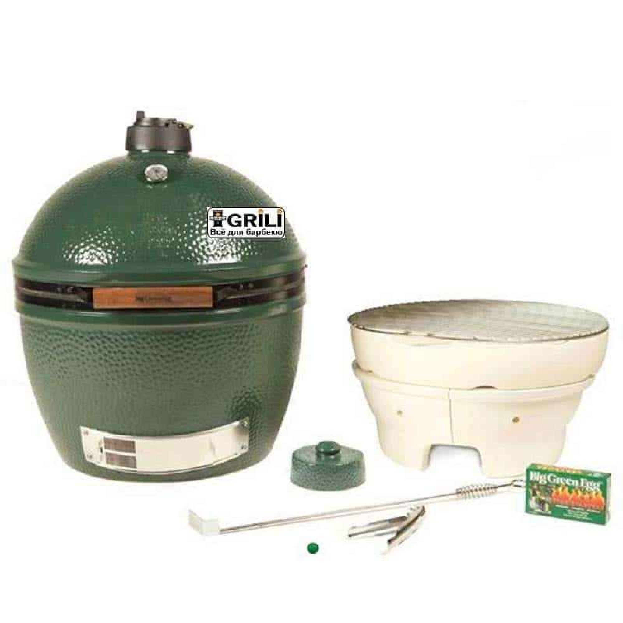 Керамічний вугільний гриль XL Big Green Egg (AXLHD / 117649) - 6 - Robinzon.ua