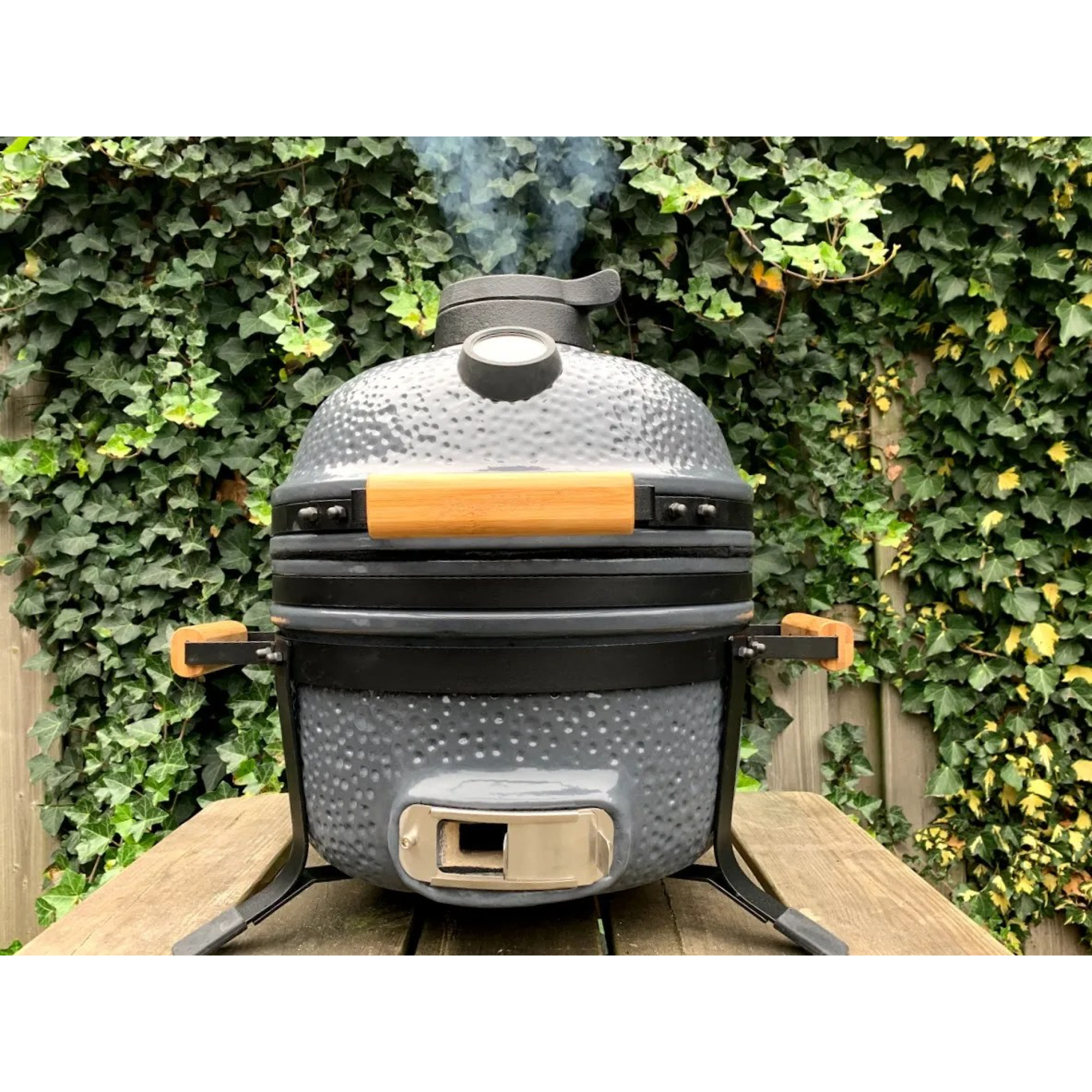 Середній керамічний вугільний гриль, сірий BergHoff 2415706 - 2 - Robinzon.ua