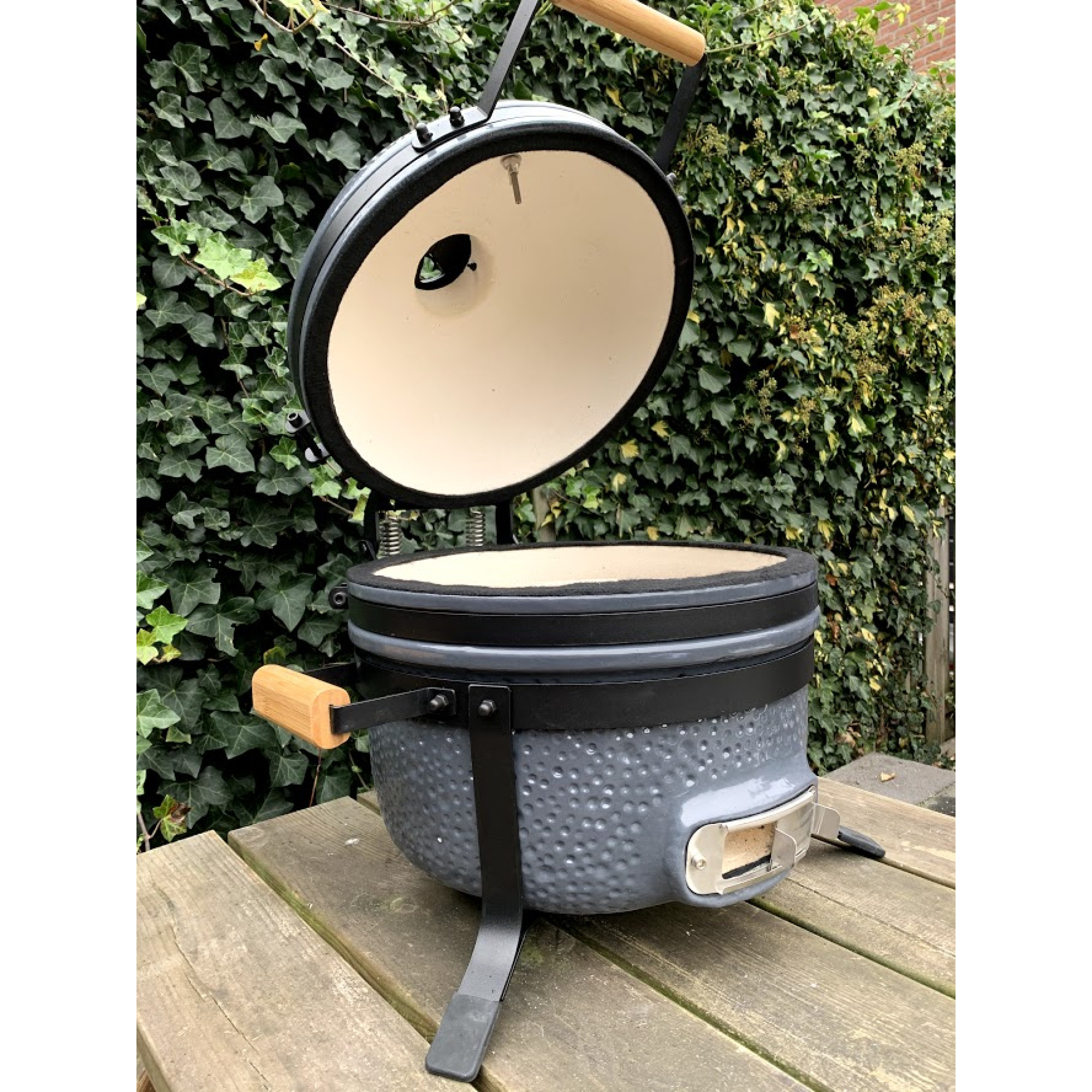 Середній керамічний вугільний гриль, сірий BergHoff 2415706 - 1 - Robinzon.ua