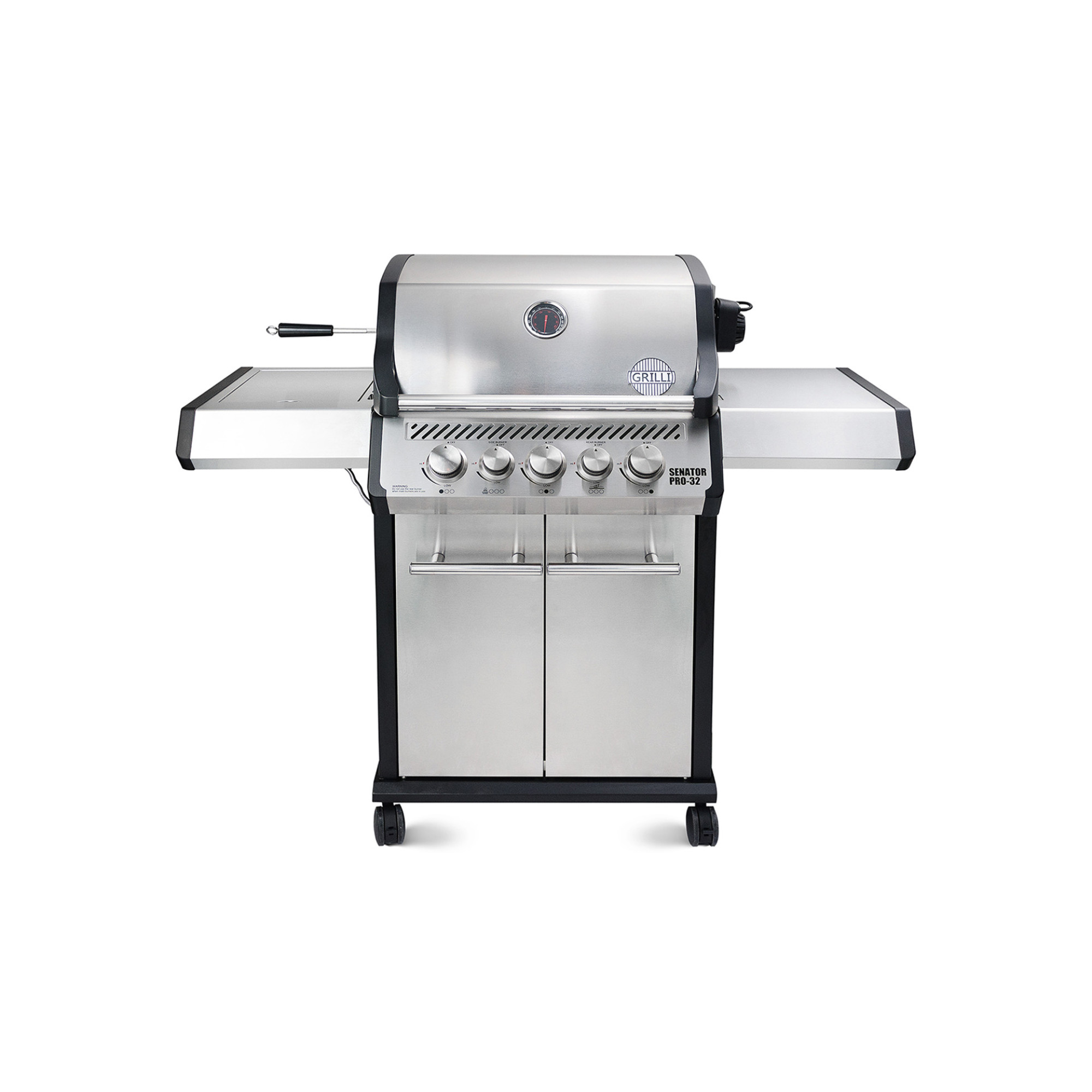 Газовый гриль Senator Pro-32 з системою BBQ Block Fire GRILLI 700377 - Robinzon.ua