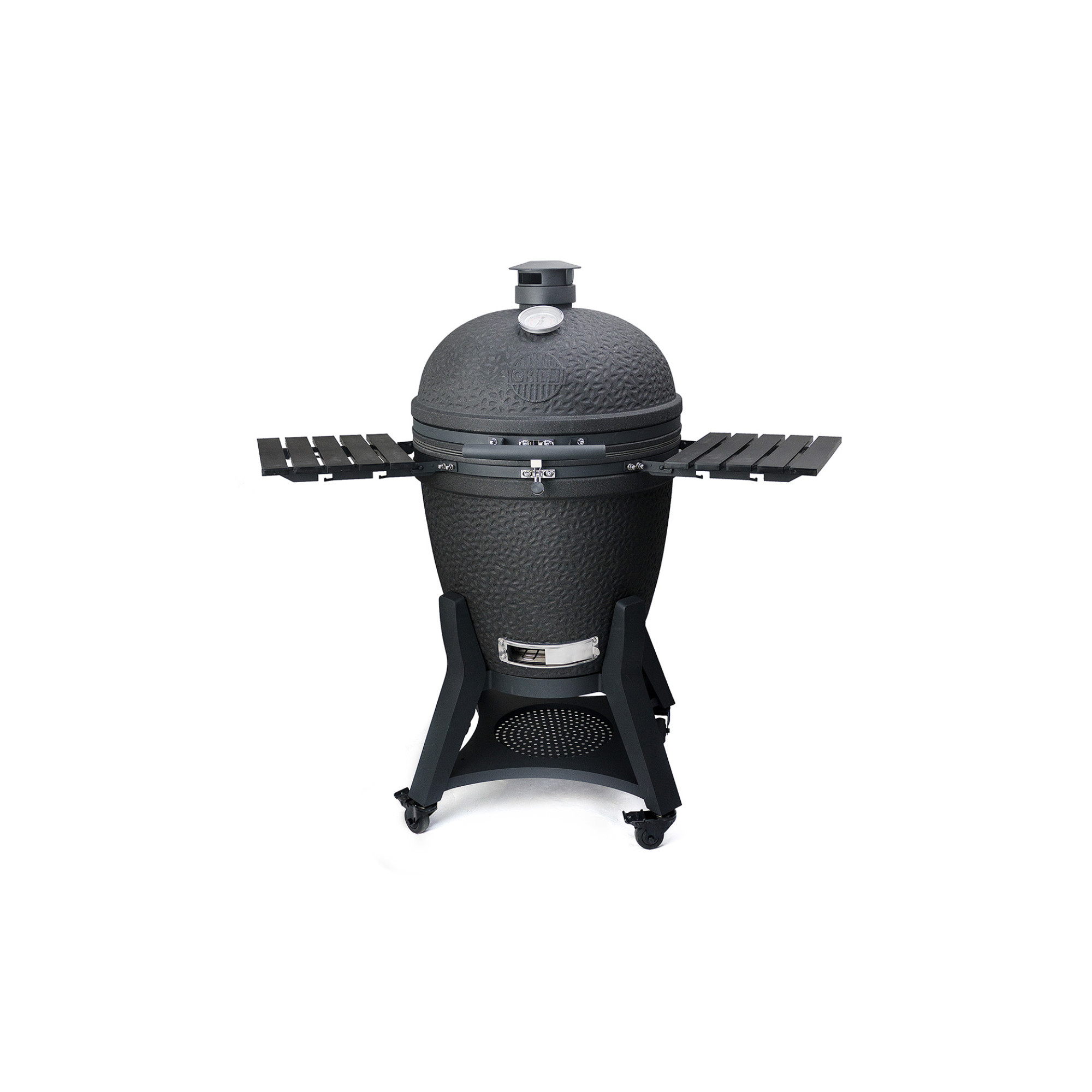 Керамічний вугільний гриль Kamado XL 5 в 1 з системою BBQ Block Fire GRILLI  759777 - 2 - Robinzon.ua