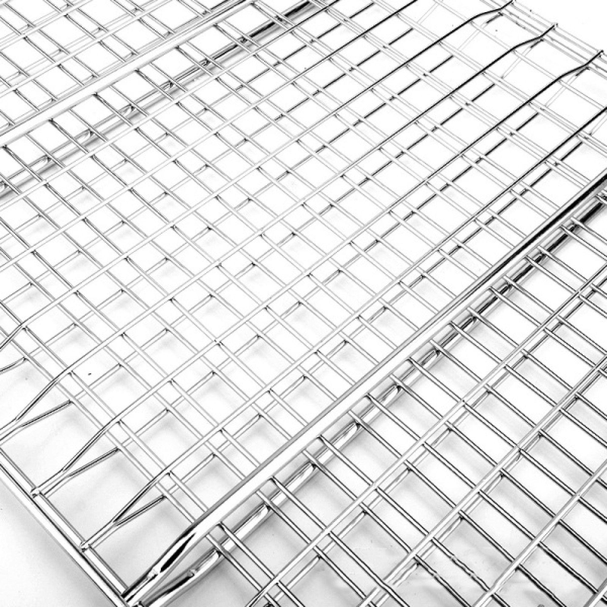 Решітка-гриль з складаною ручкою 32*22 см GRILLI 777113 - 2 - Robinzon.ua