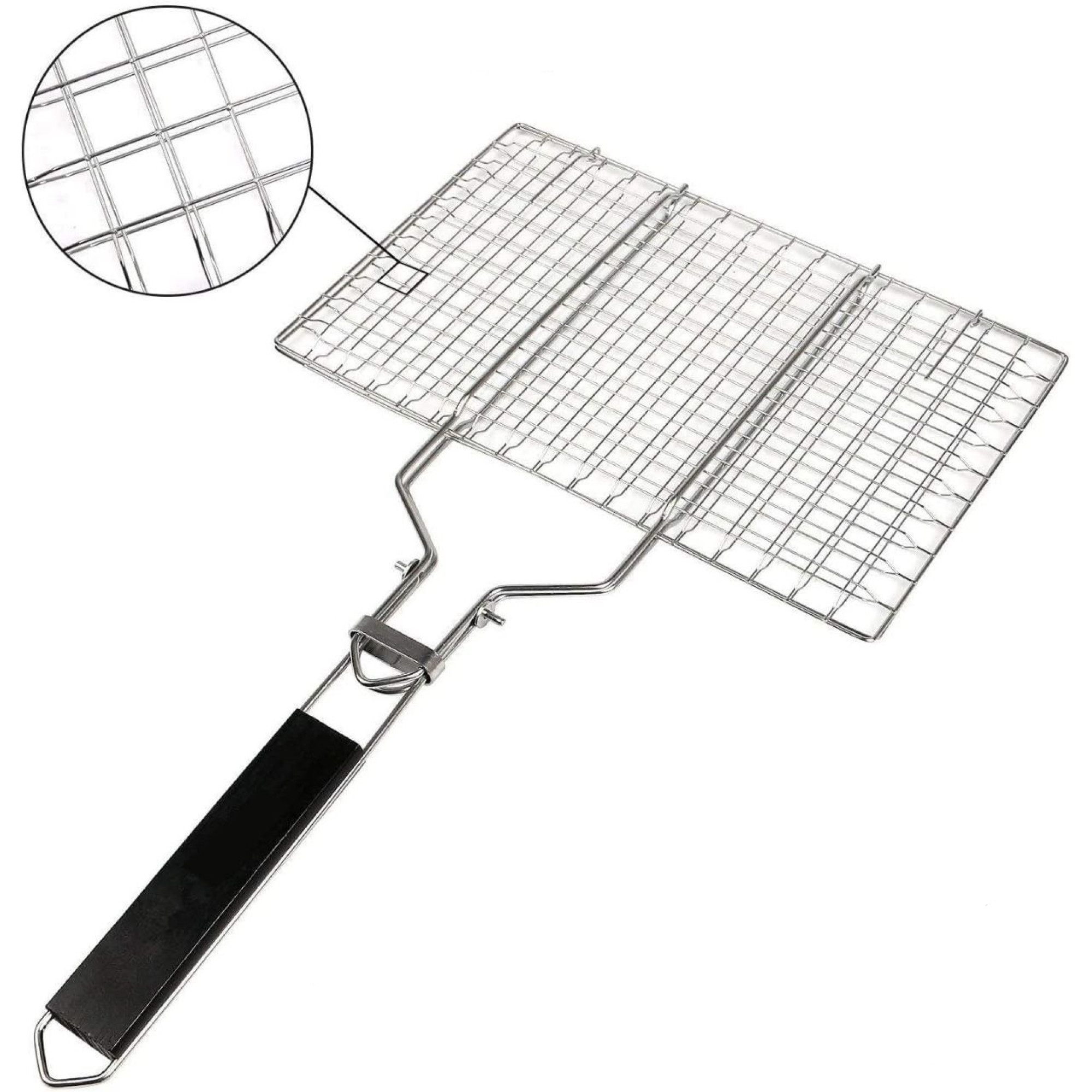 Решітка-гриль з складаною ручкою 32*22 см GRILLI 777113 - 1 - Robinzon.ua
