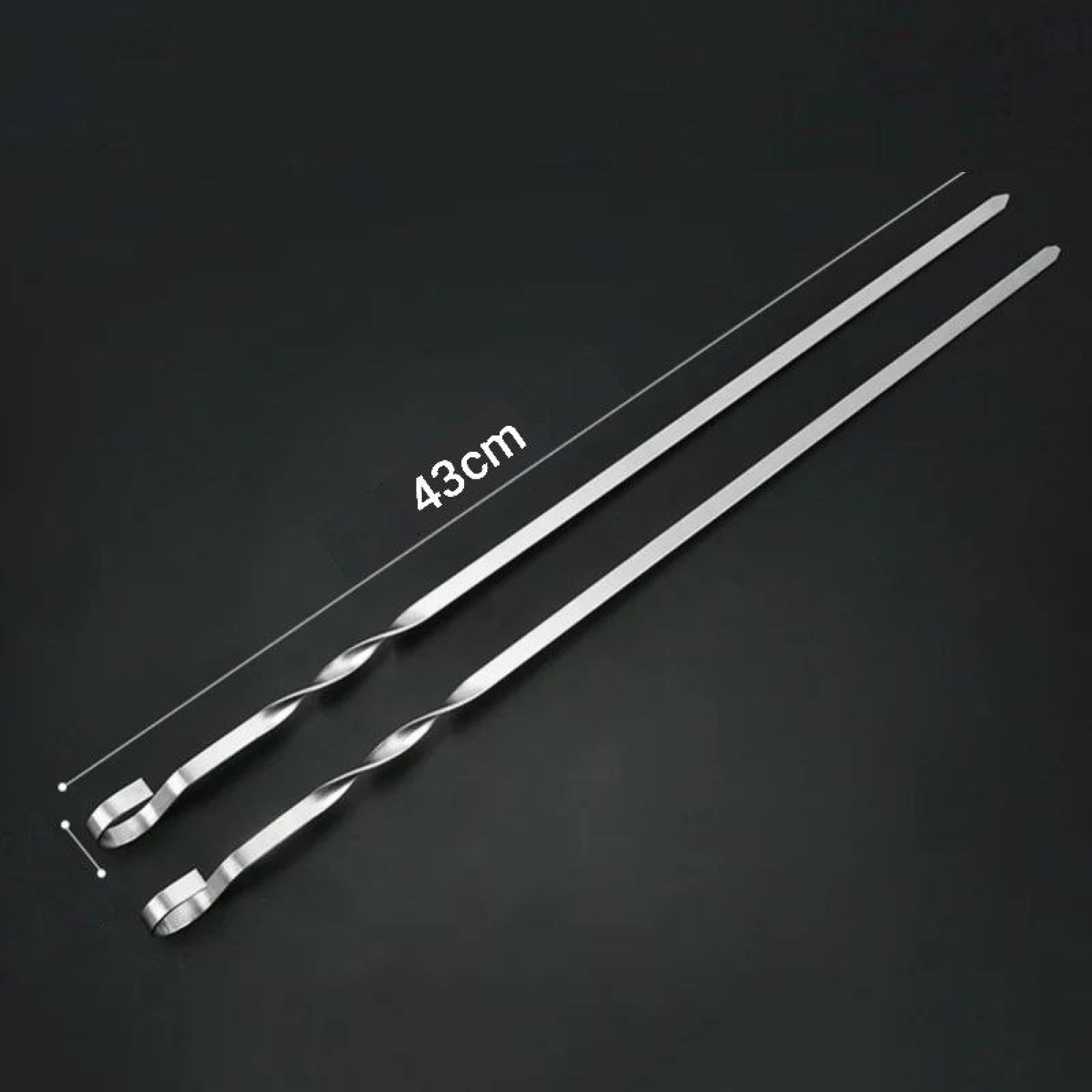 Набір шампурів 10 шт в чохлі, нержавіюча сталь GRILLI 777136 - 2 - Robinzon.ua