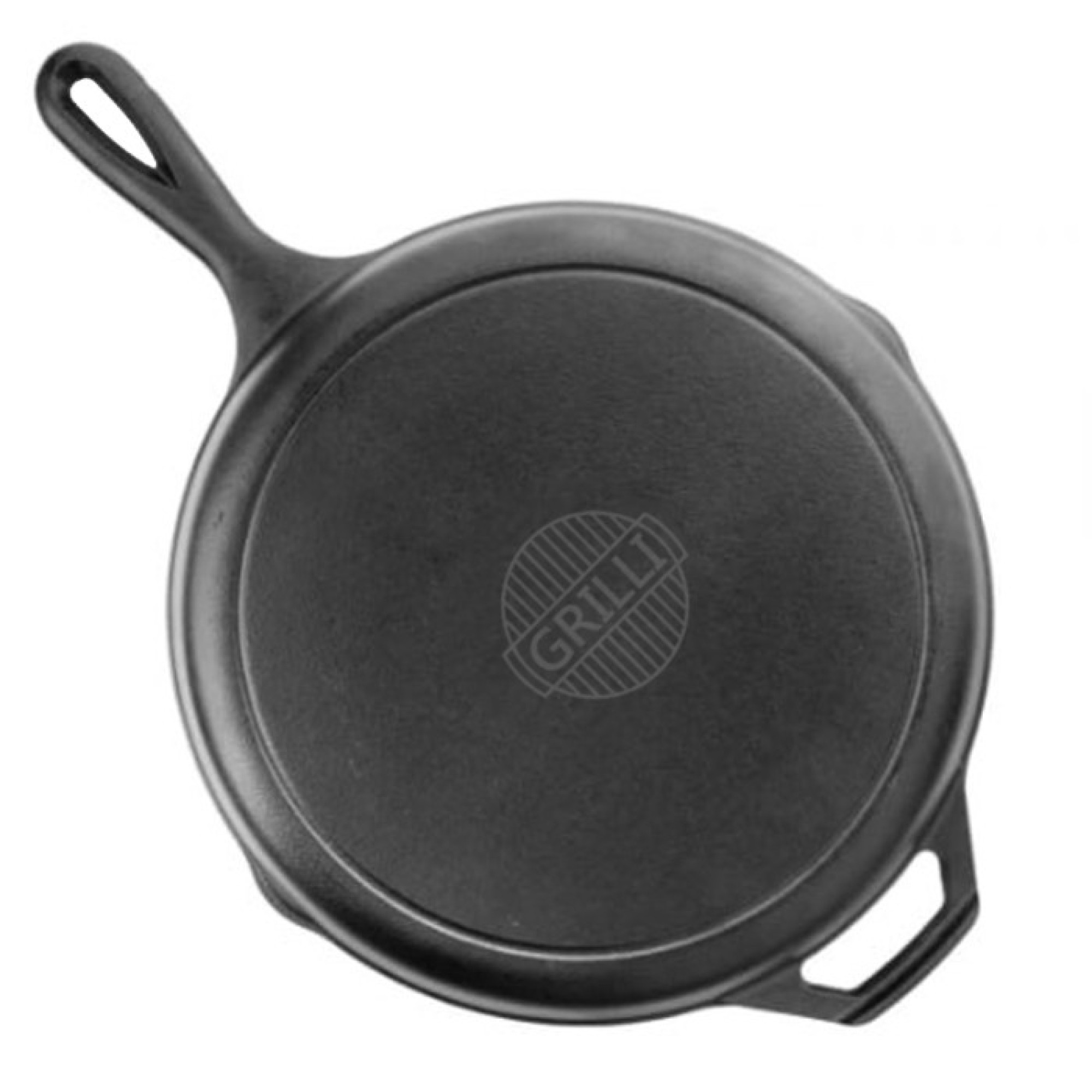 Чугунная гриль-сковорода &Oslash;25 с ручкой см GRILLI 777178. - 4 - Robinzon.ua