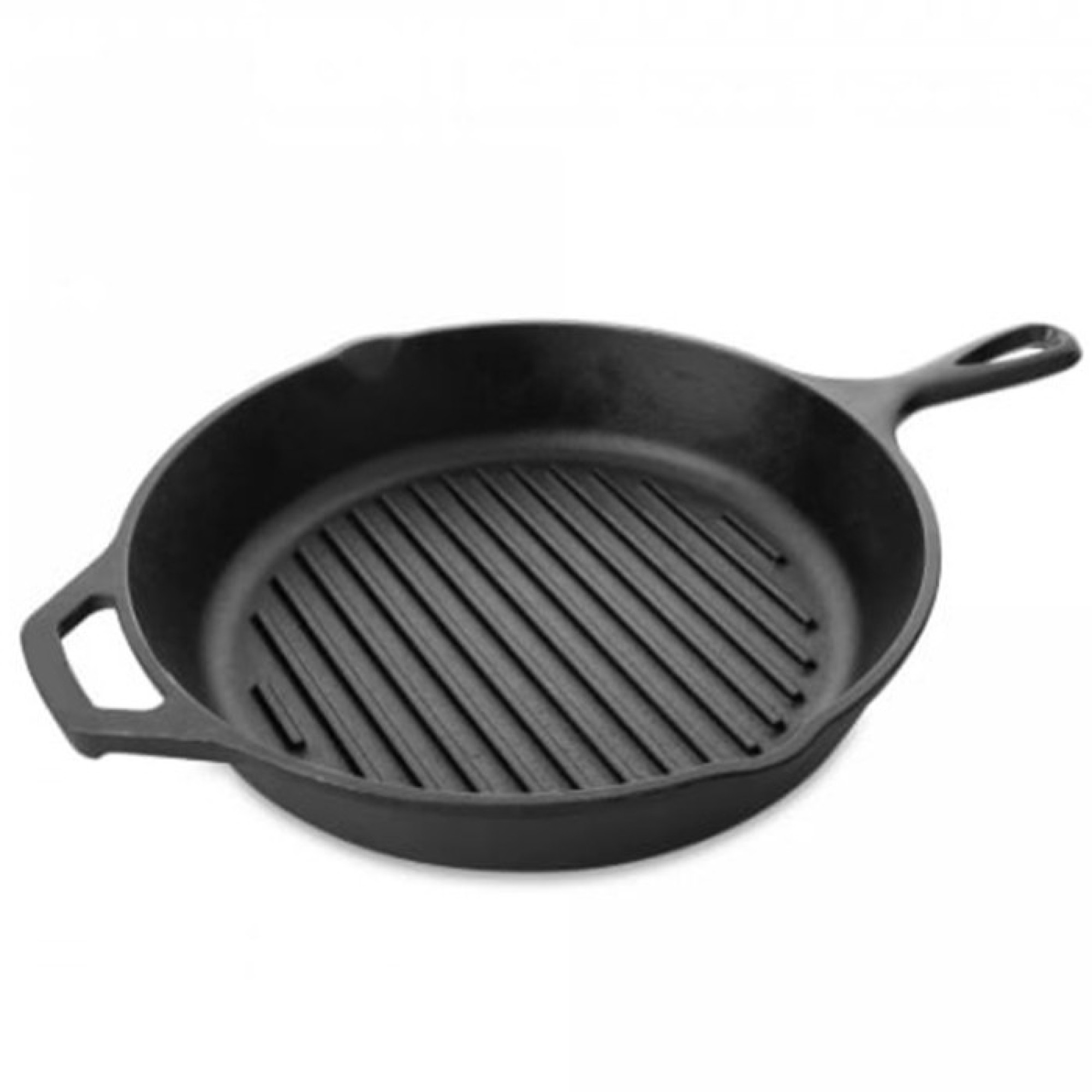 Чугунная гриль-сковорода &Oslash;30 с ручкой см GRILLI 777179. - Robinzon.ua