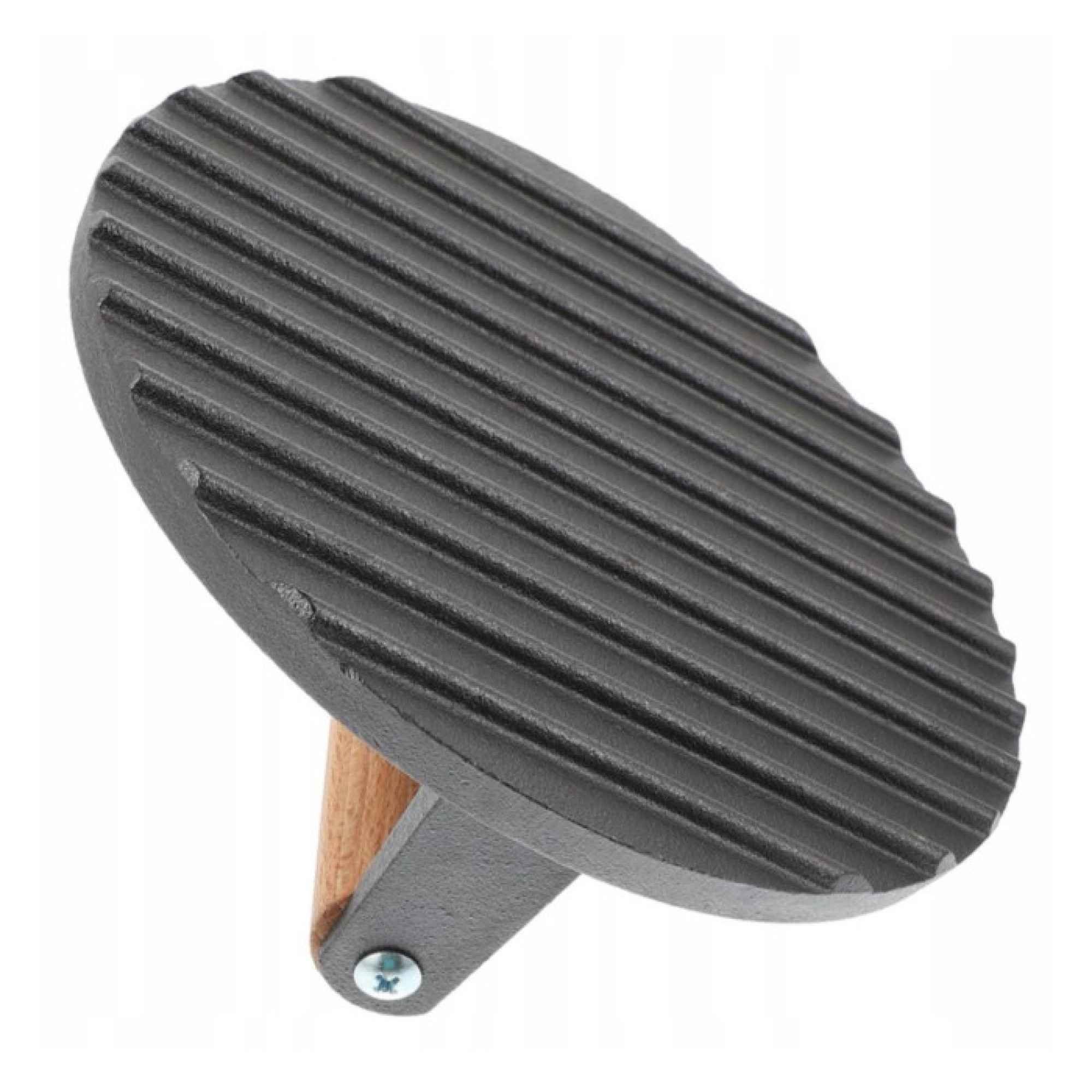 Пресс для мяса чугунный с деревянной ручкой 1,5 кг &Oslash;20 см GRILLI 777185. - 1 - Robinzon.ua