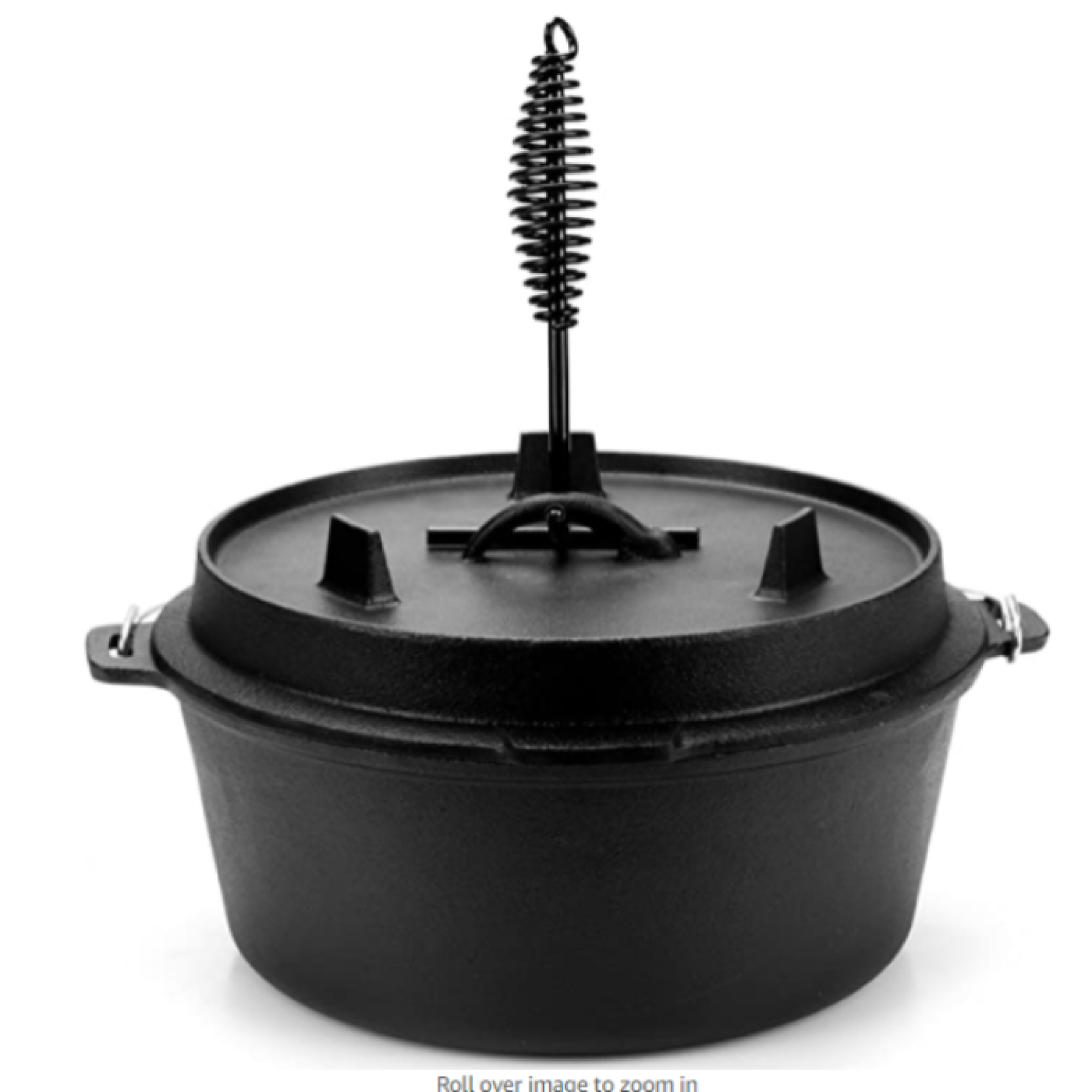 Голландская печь казан жаровня 4,3 л GRILLI 777188. - 2 Голландская печь казан жаровня 4,3 л GRILLI 777188. - 2 - Robinzon.ua