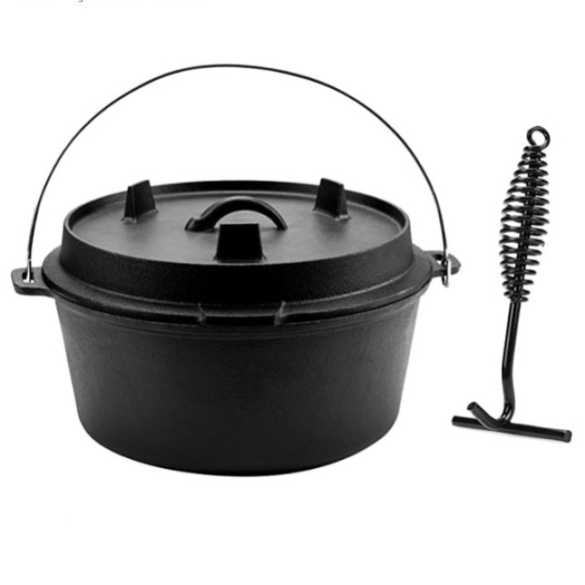 Голландская печь казан жаровня 4,3 л GRILLI 777188. - 1 Голландская печь казан жаровня 4,3 л GRILLI 777188. - 1 - Robinzon.ua