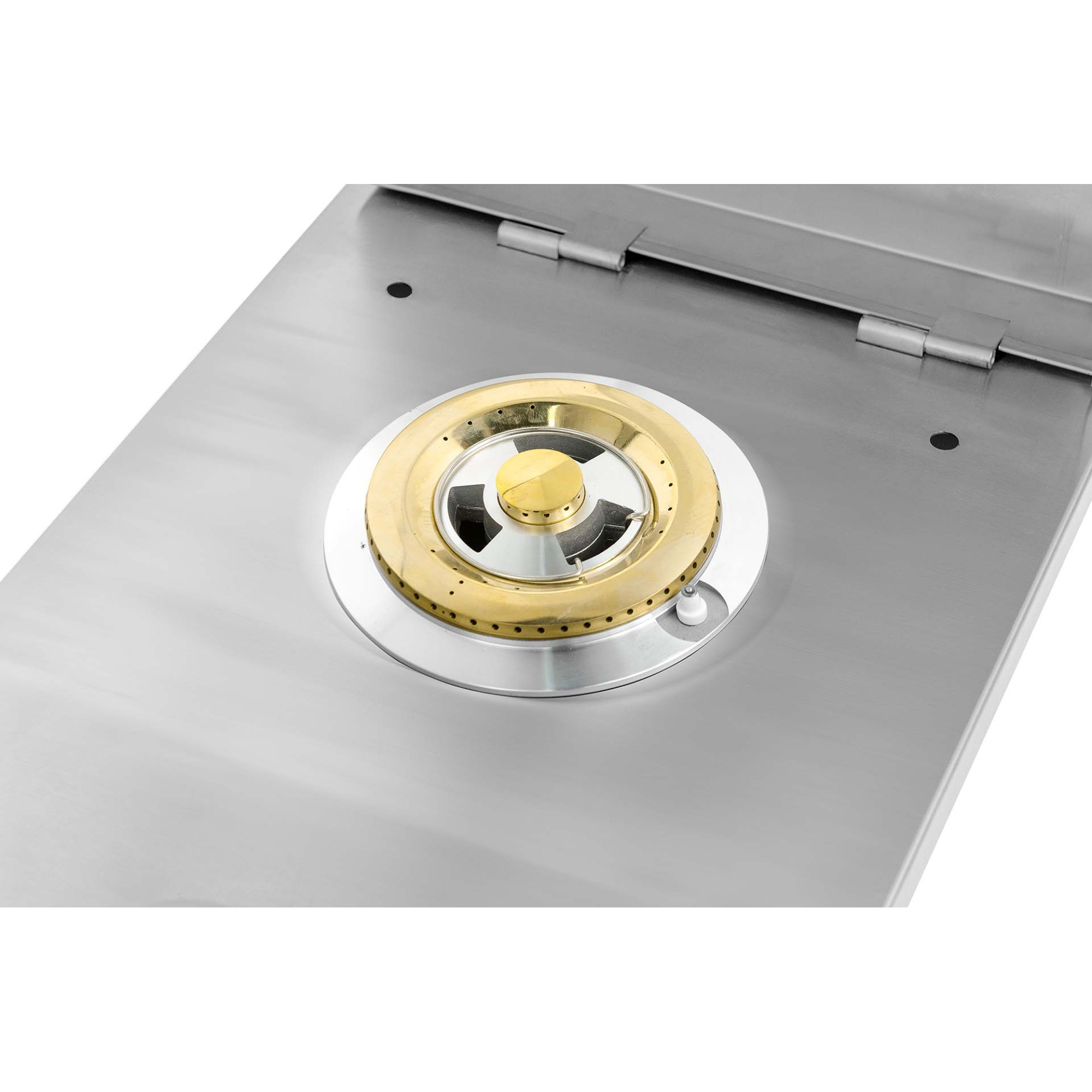 Одинарна вбудована конфорка з кришкою GRILLI 888002 - 4 - Robinzon.ua