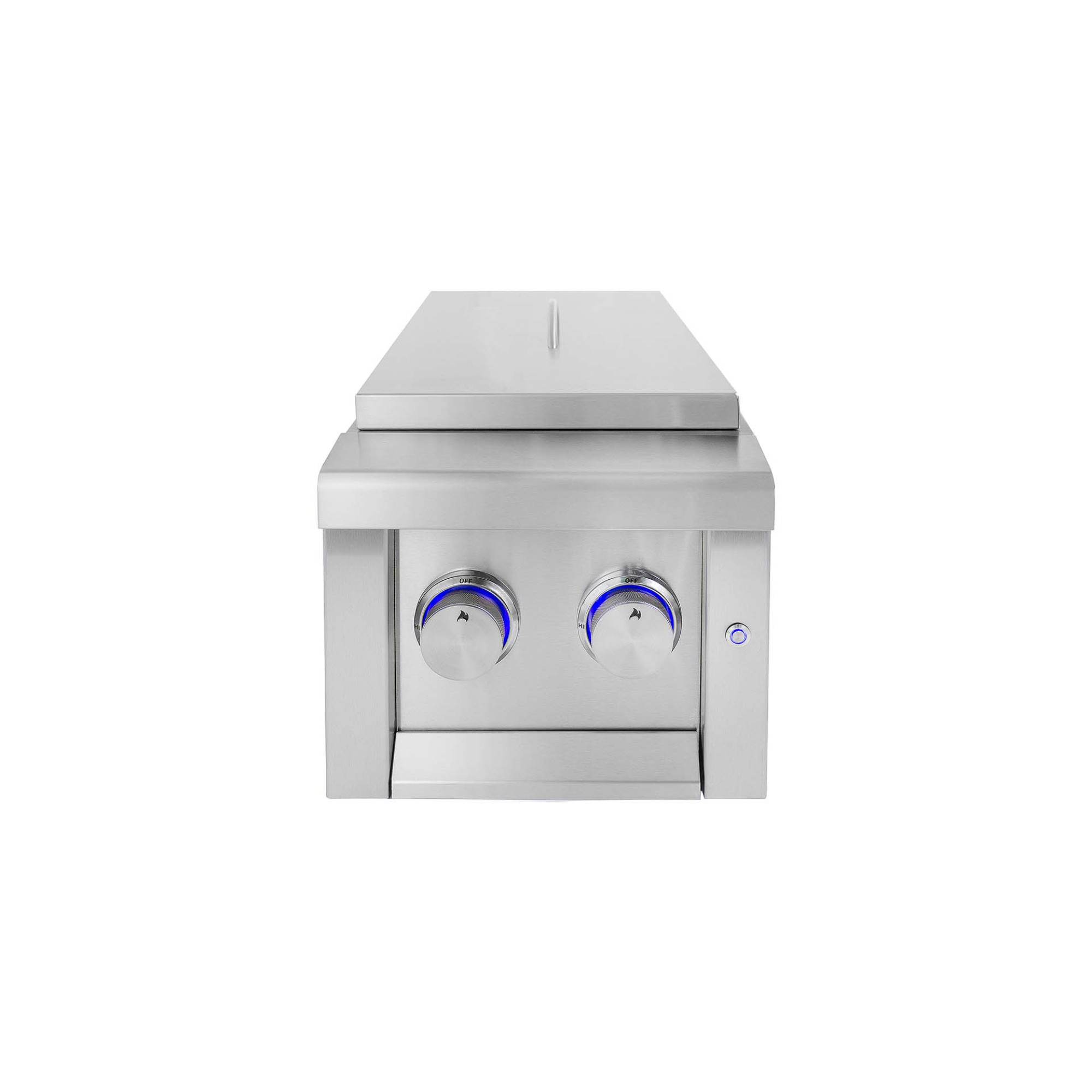 Подвійна вбудована конфорка з кришкою GRILLI 888003 - 1 - Robinzon.ua