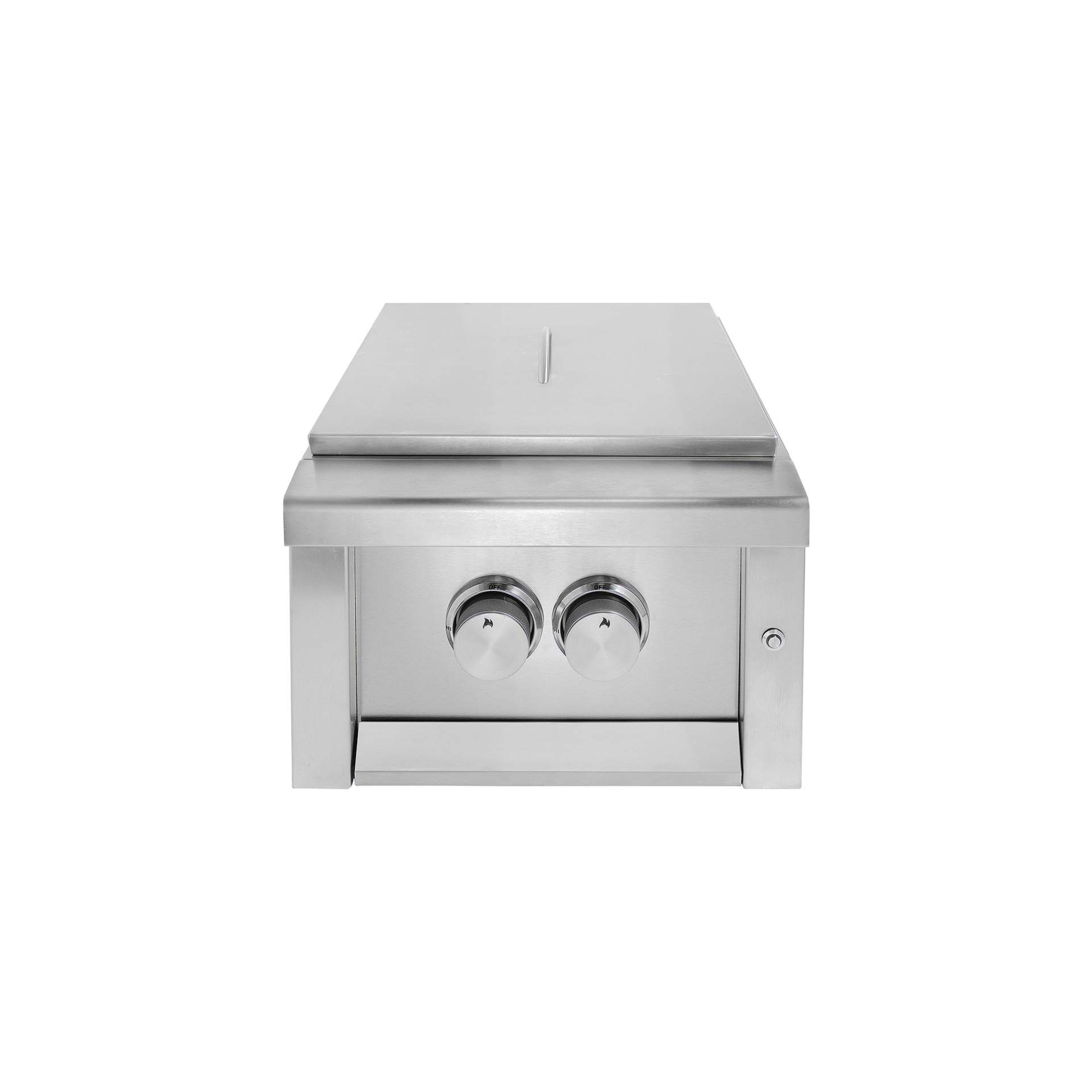 Подвійна вбудована конфорка з кришкою GRILLI 888004 - 1 - Robinzon.ua