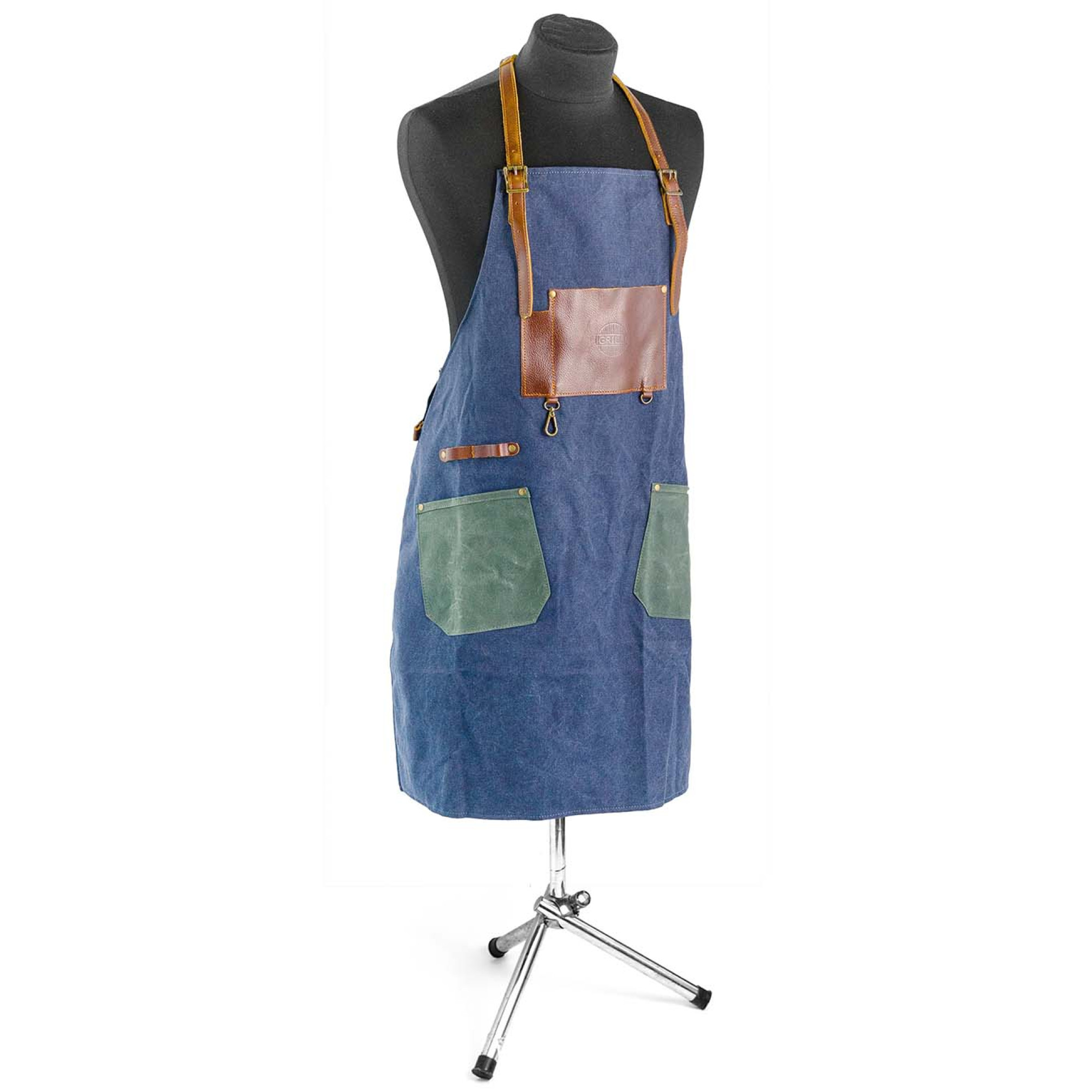 Фартук для барбекю Combi джинс-кожа-канвас GRILLI 777444. - 1 - Robinzon.ua