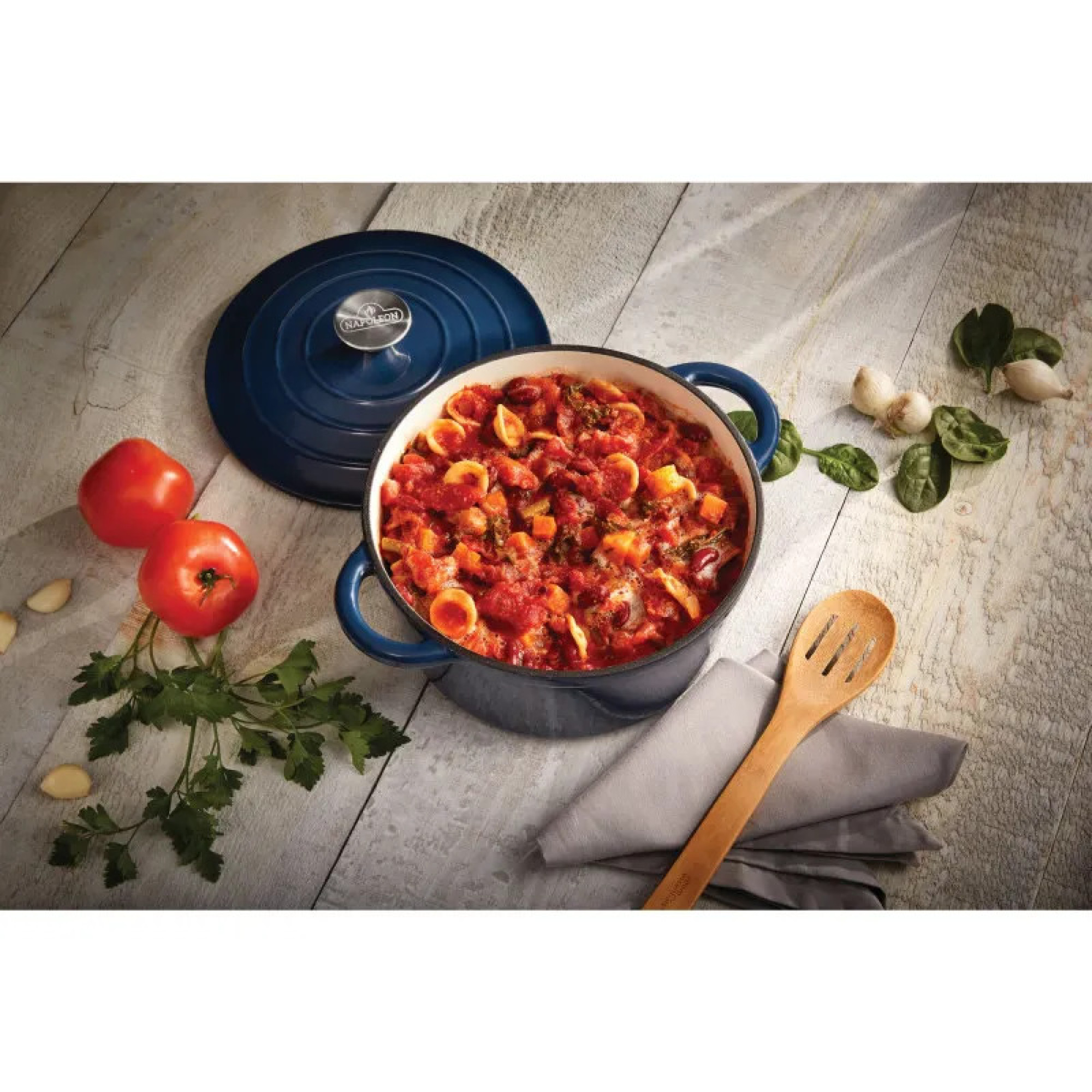Чавунна емальована каструля  4,5 л Napoleon 70152 - 4 - Robinzon.ua