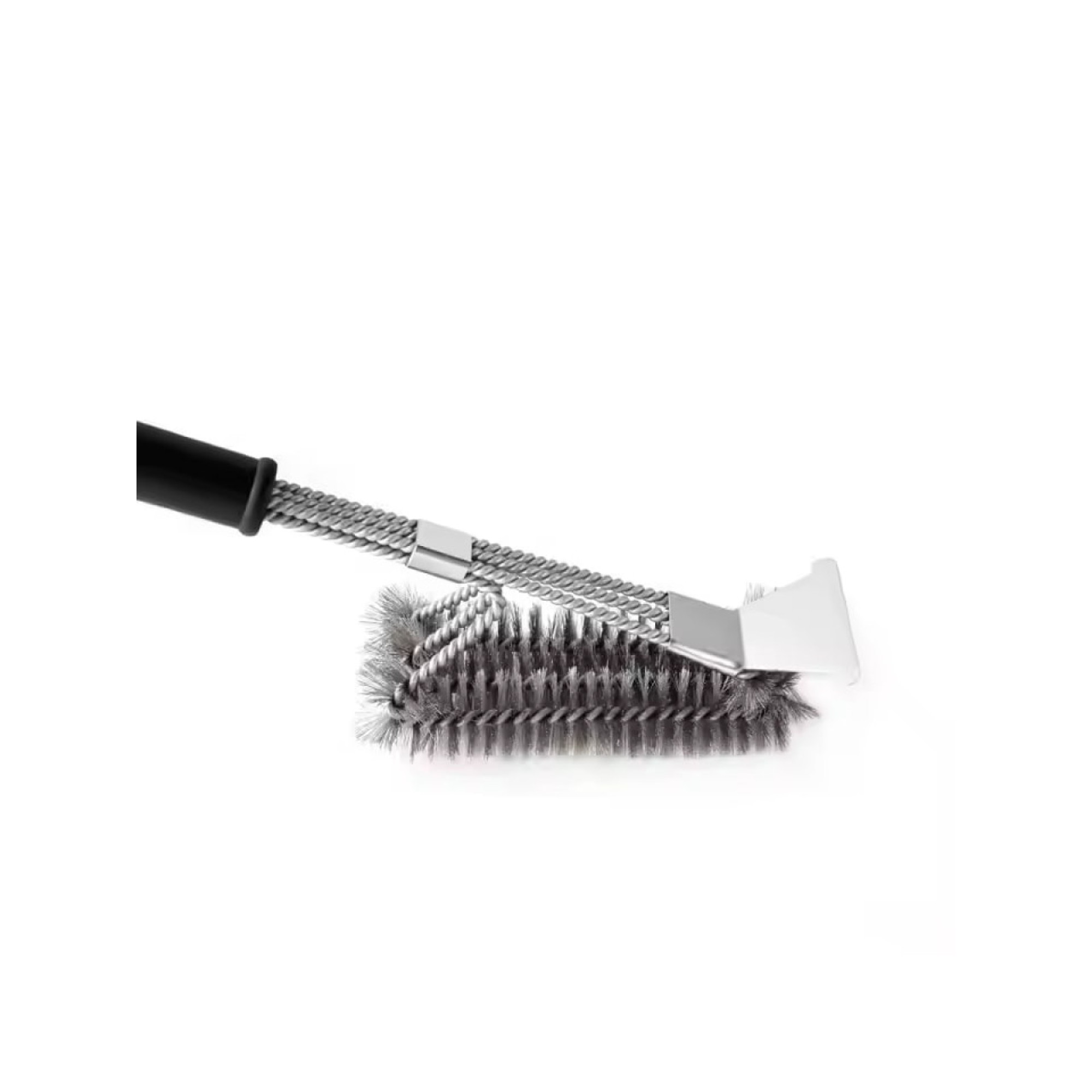 Щітка для гриля трьохрядна 2в1 (щітка+скребок) GRILLI 777455 - 1 - Robinzon.ua