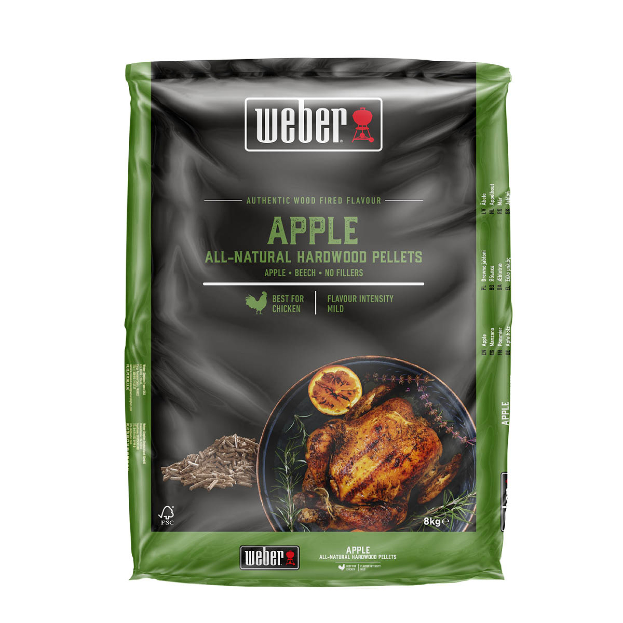 Пелети для гриля Weber FSC Apple (Яблуко) 8 кг 3401055 - Robinzon.ua