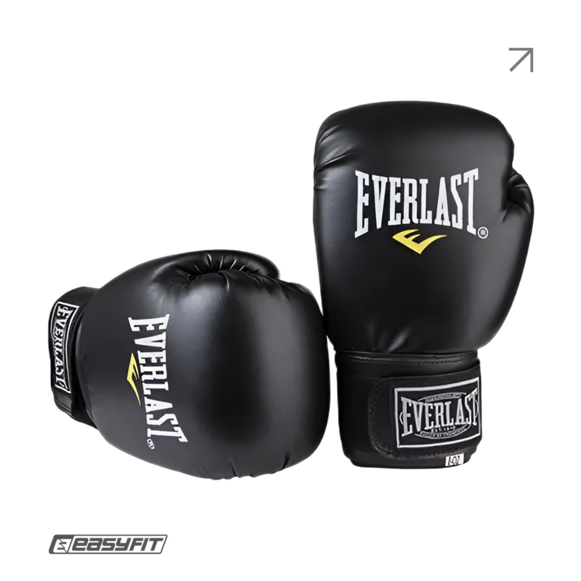 Боксерські рукавички Everlast 14 унцій (14 oz)  чорні - Robinzon.ua