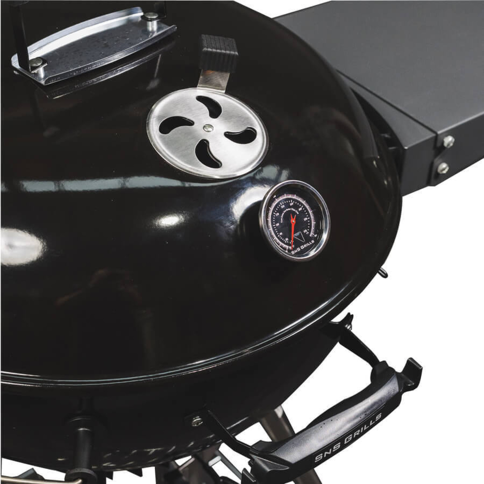 Вугільний гриль Slow and Sear Original Kettle Grill 57 см + кошик Deluxe SNS-KET-1 - 2 - Robinzon.ua