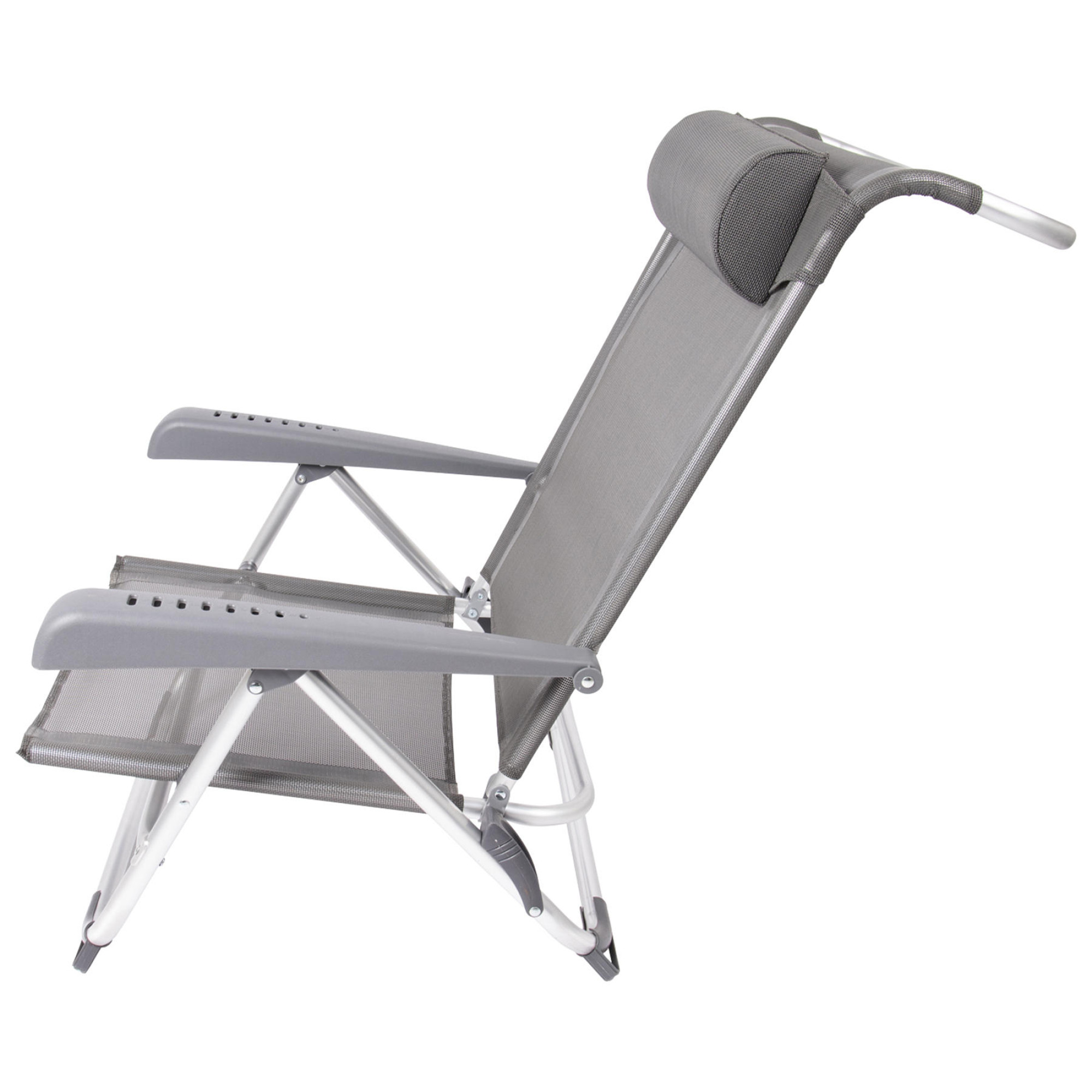 Крісло розкладне Bo-Camp Saint-Tropez Grey (1204796) - 4 - Robinzon.ua