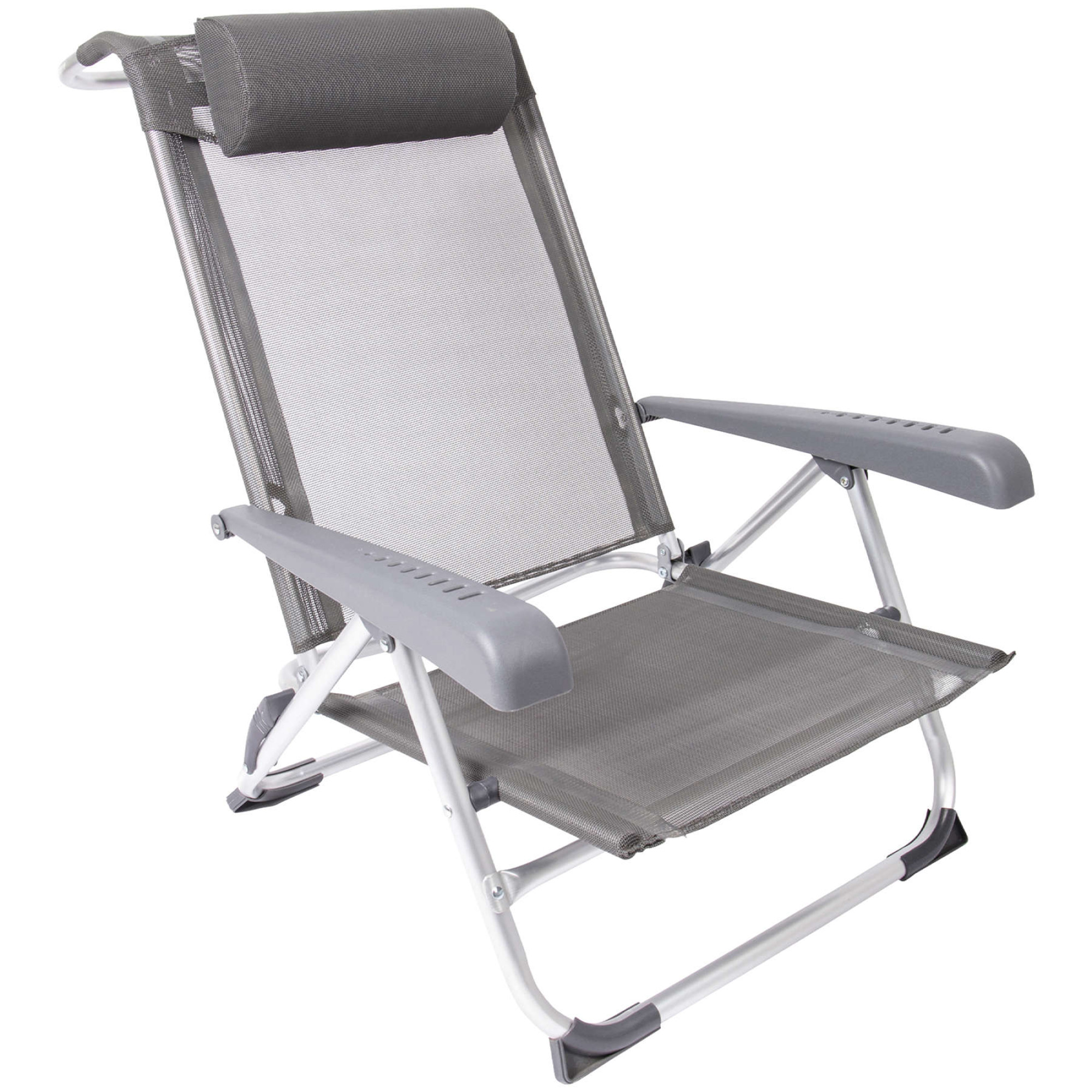 Крісло розкладне Bo-Camp Saint-Tropez Grey (1204796) - Robinzon.ua