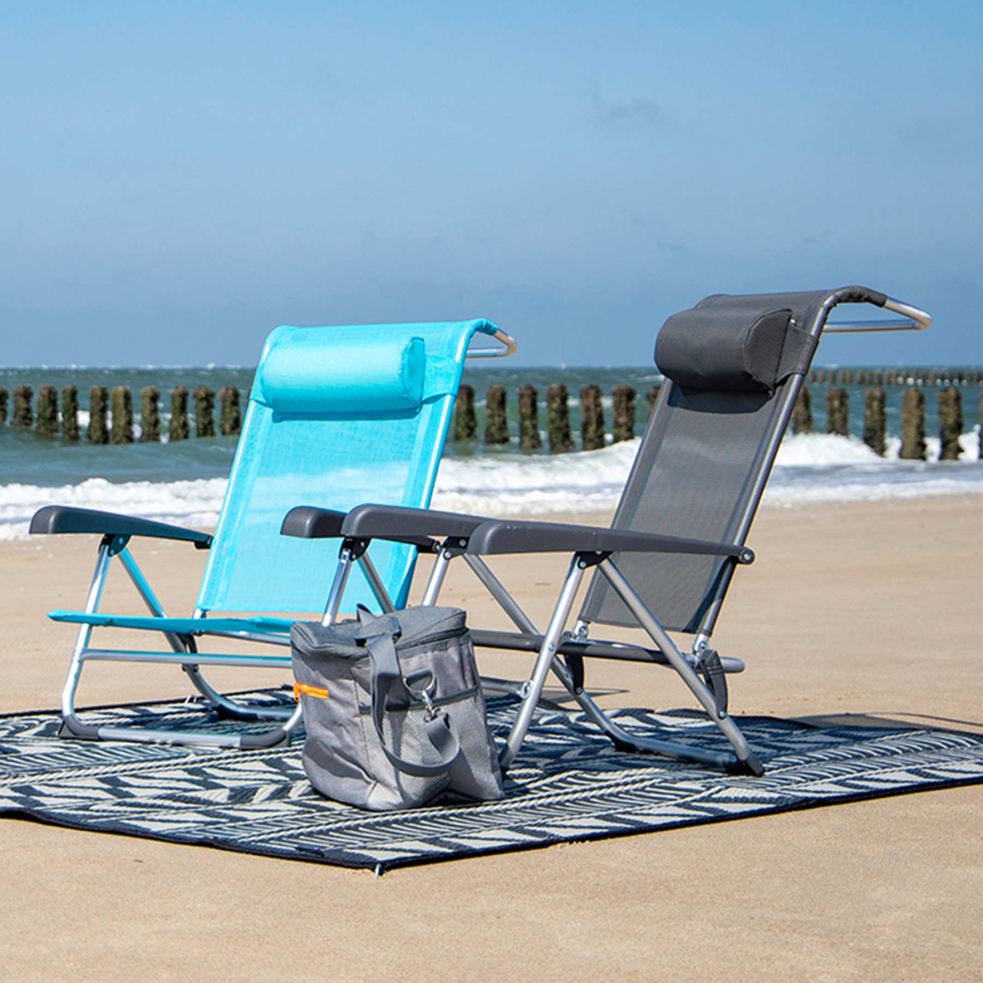 Крісло розкладне Bo-Camp Saint-Tropez Blue (1204784) - 6 - Robinzon.ua