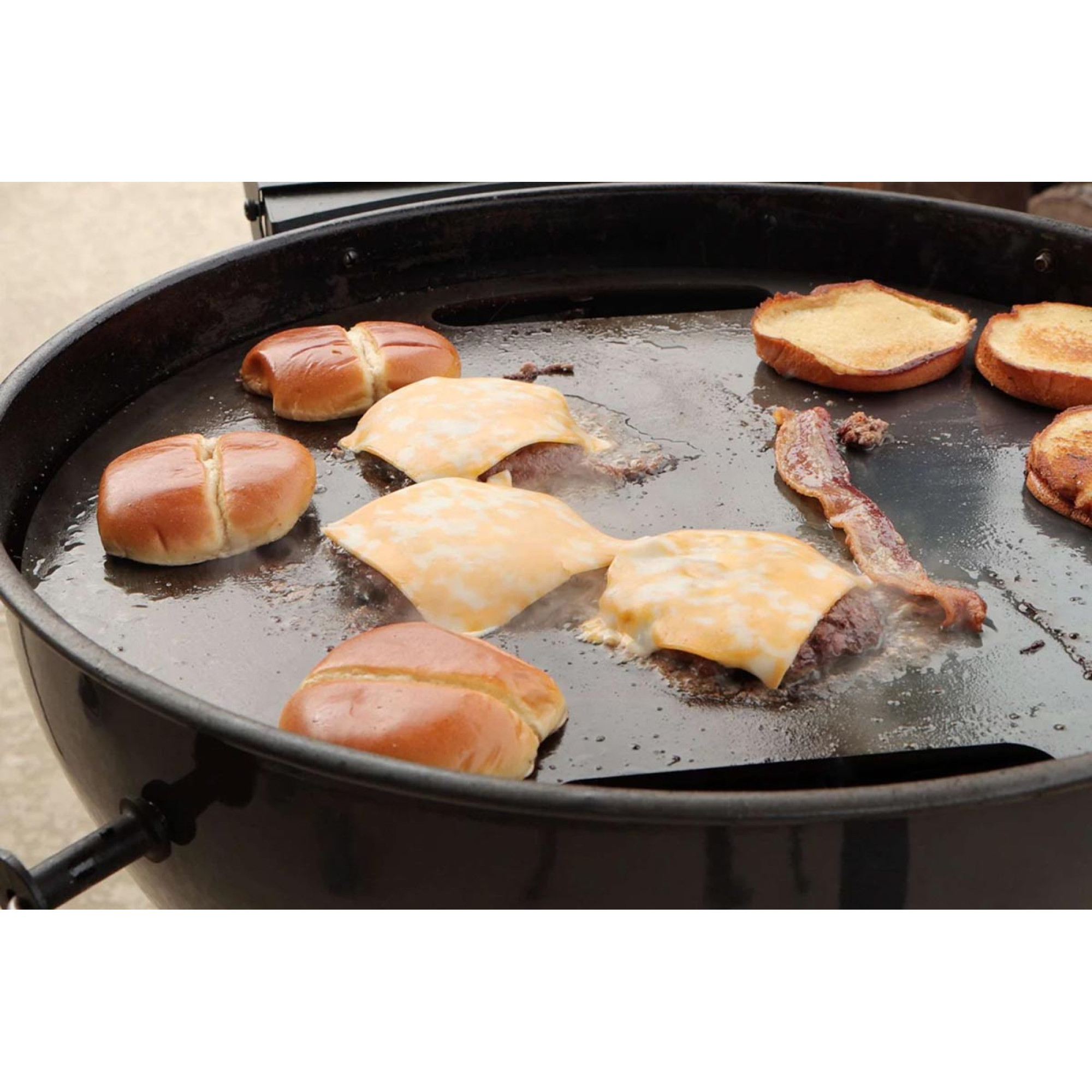 Планча сталева Slow and Sear  Flat Top Plancha для вугільних грилів 57 см WZ-SSXU-5EBK - 3 - Robinzon.ua